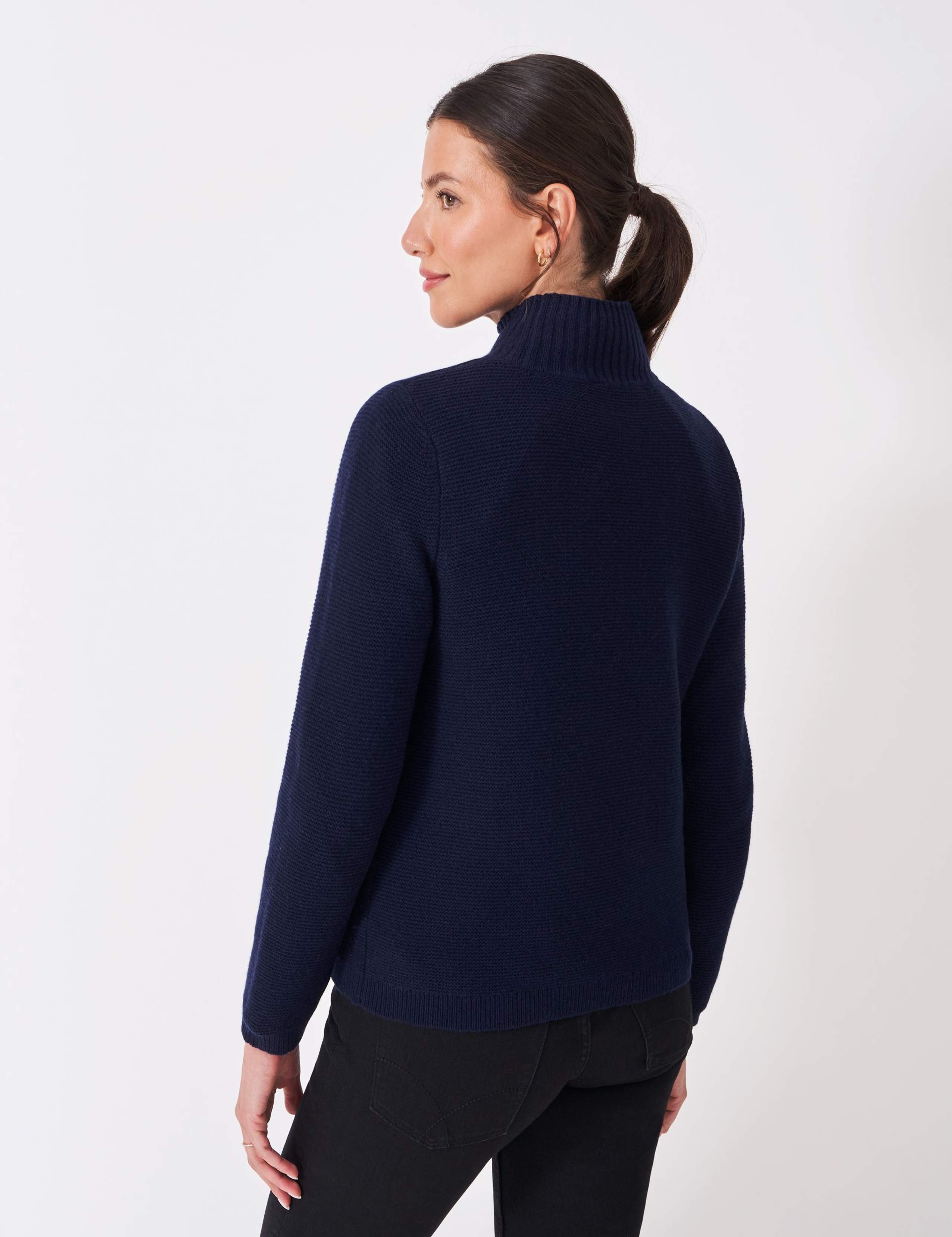 Merino Wool Rich High Neck Jumper 5 of 5