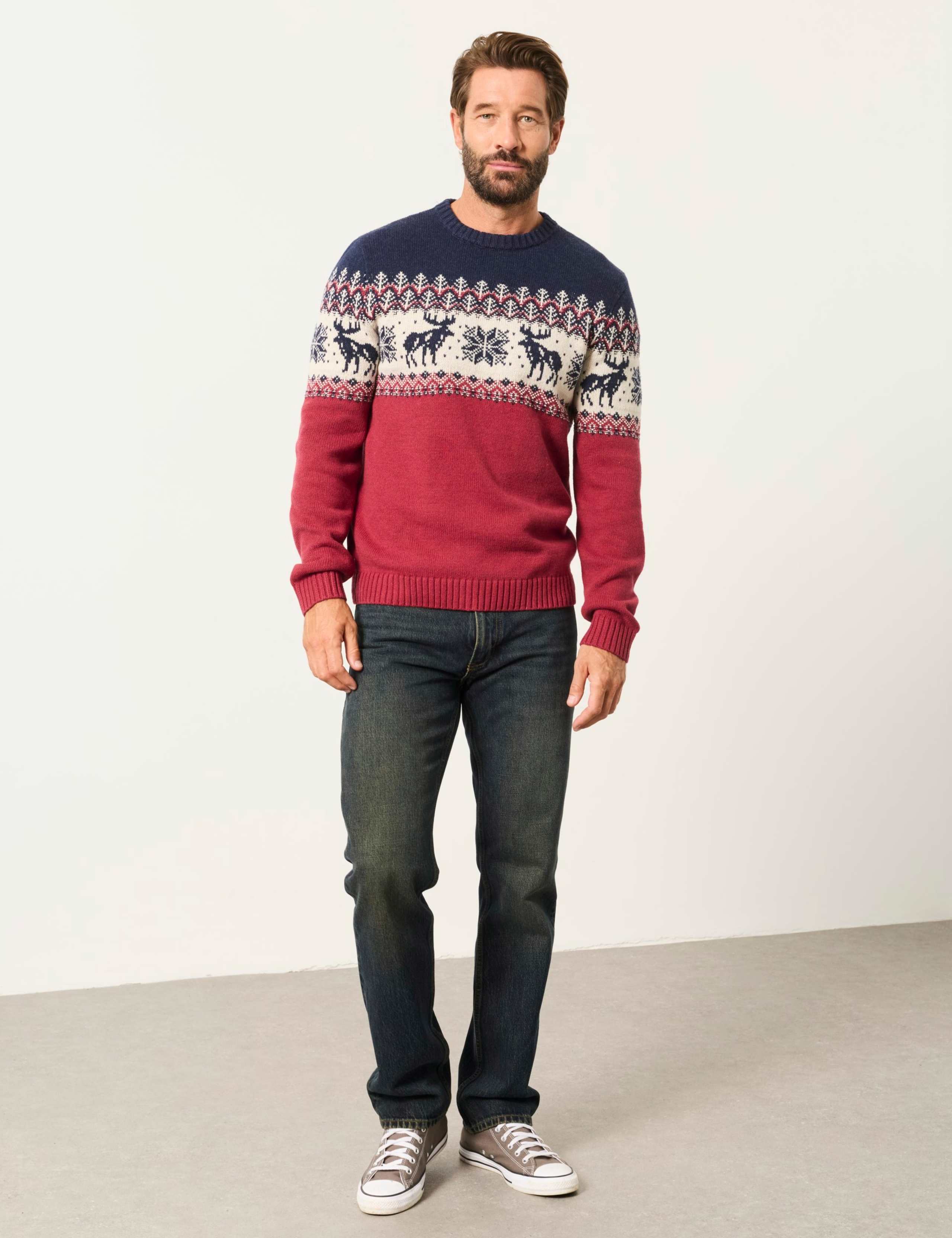 Cotton Rich Crew Neck Jumper 3 of 6