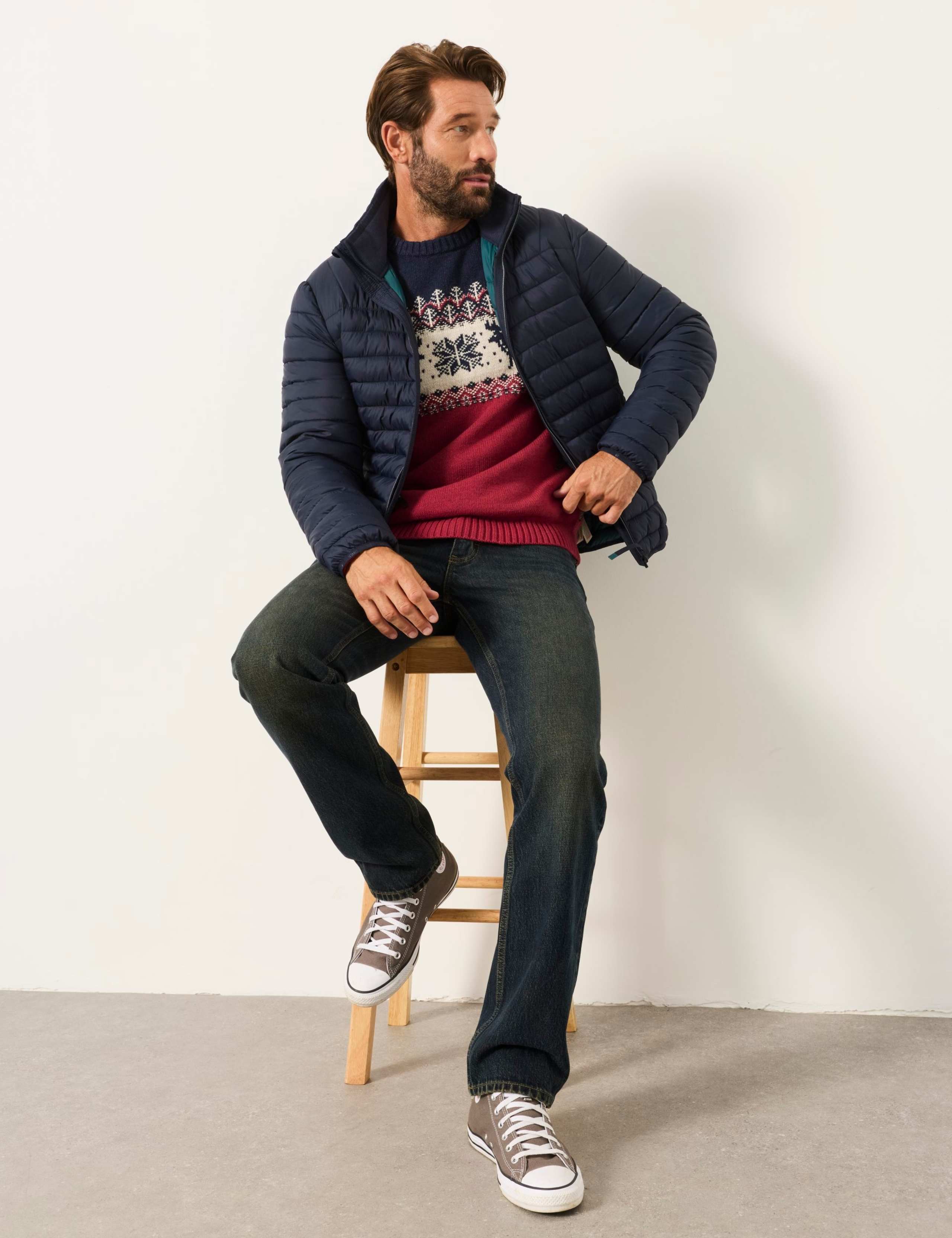 Cotton Rich Crew Neck Jumper 4 of 6