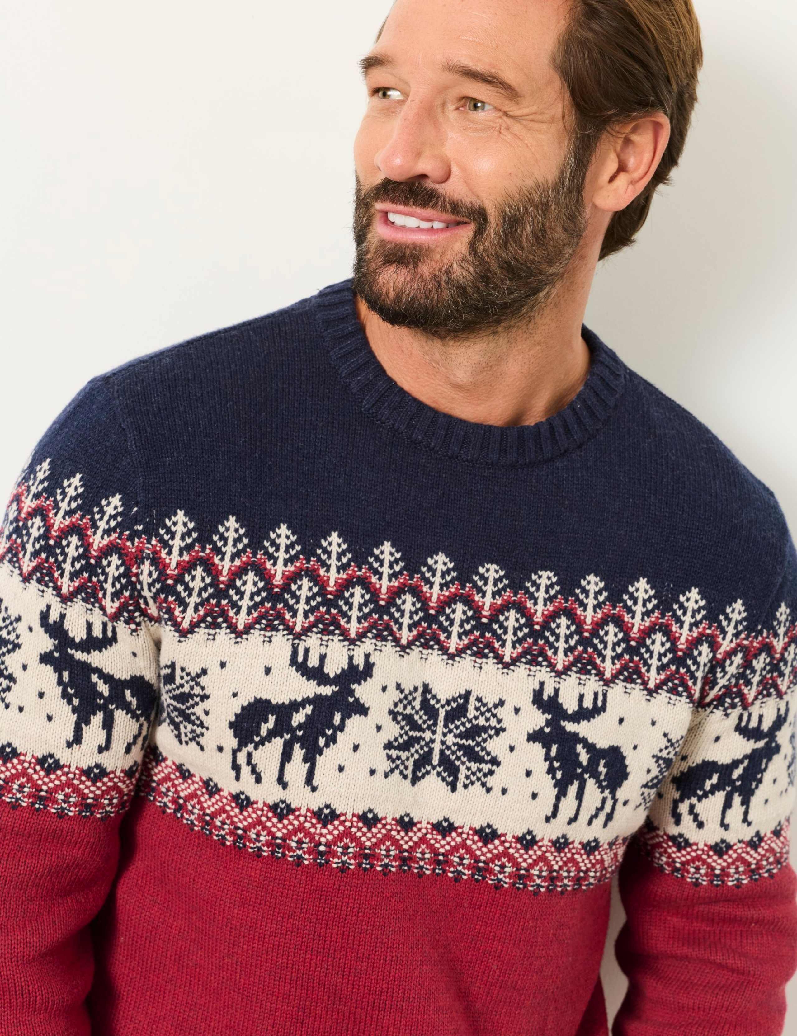 Cotton Rich Crew Neck Jumper 5 of 6