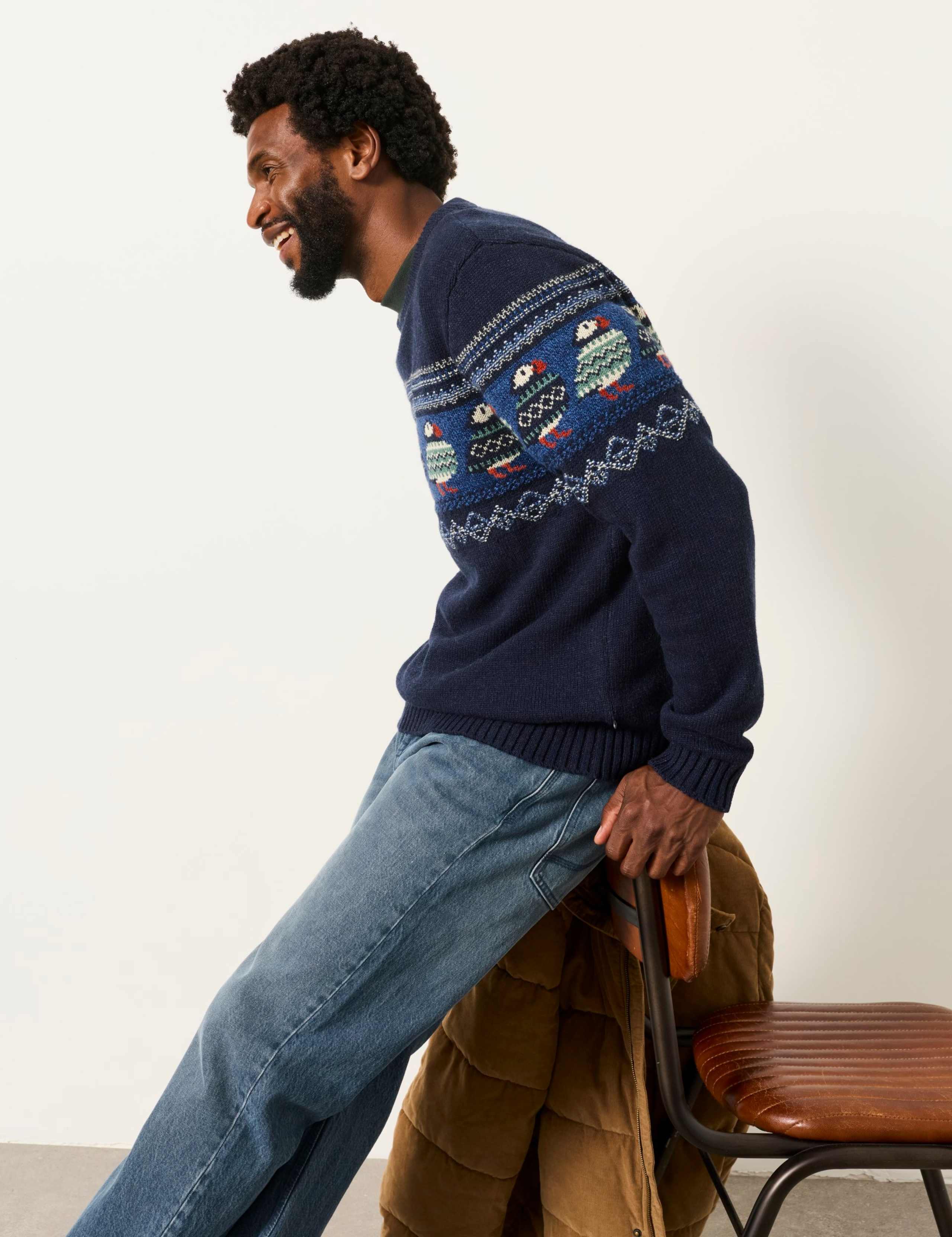 Cotton Rich Crew Neck Jumper 6 of 7