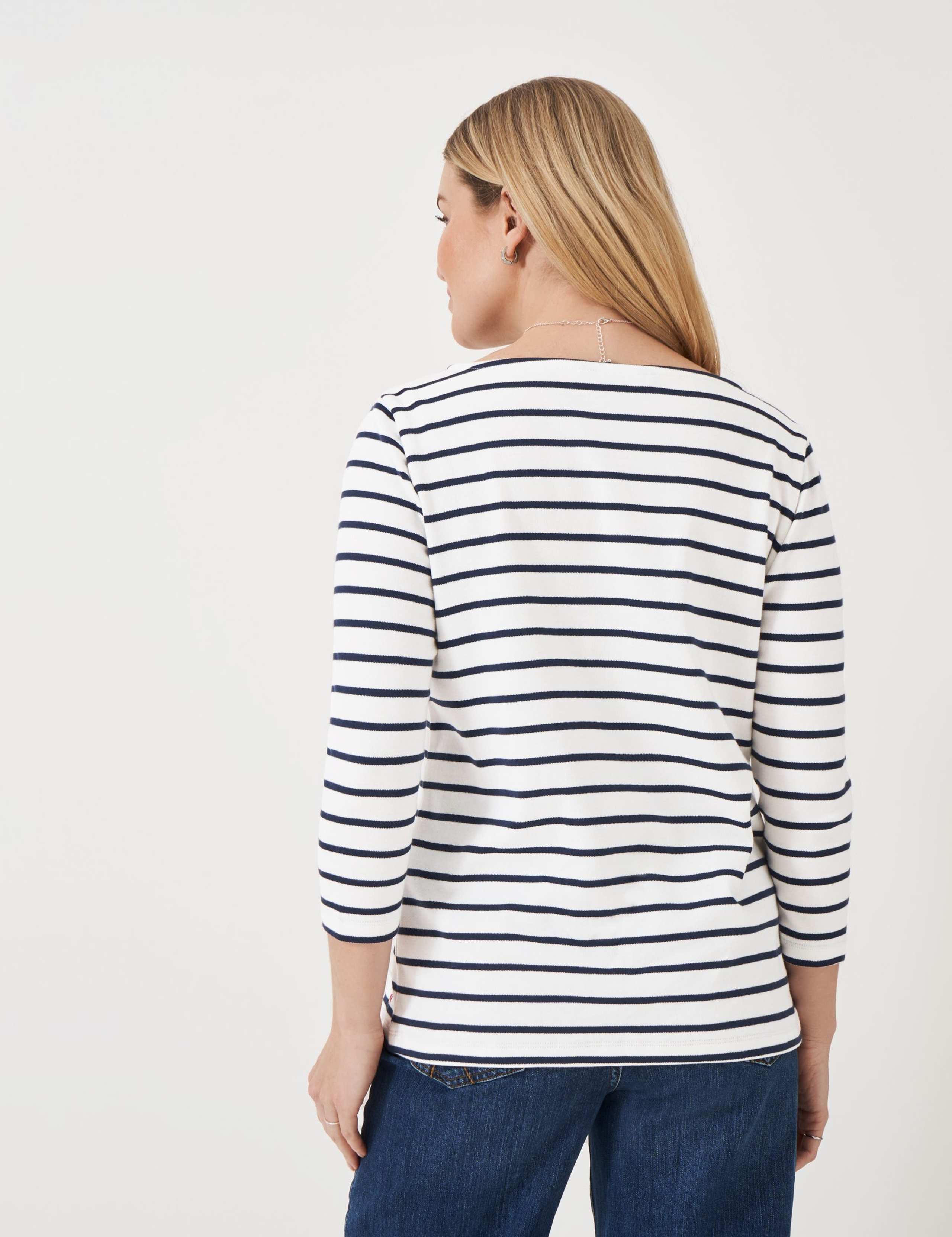 Pure Cotton Striped Top 4 of 5