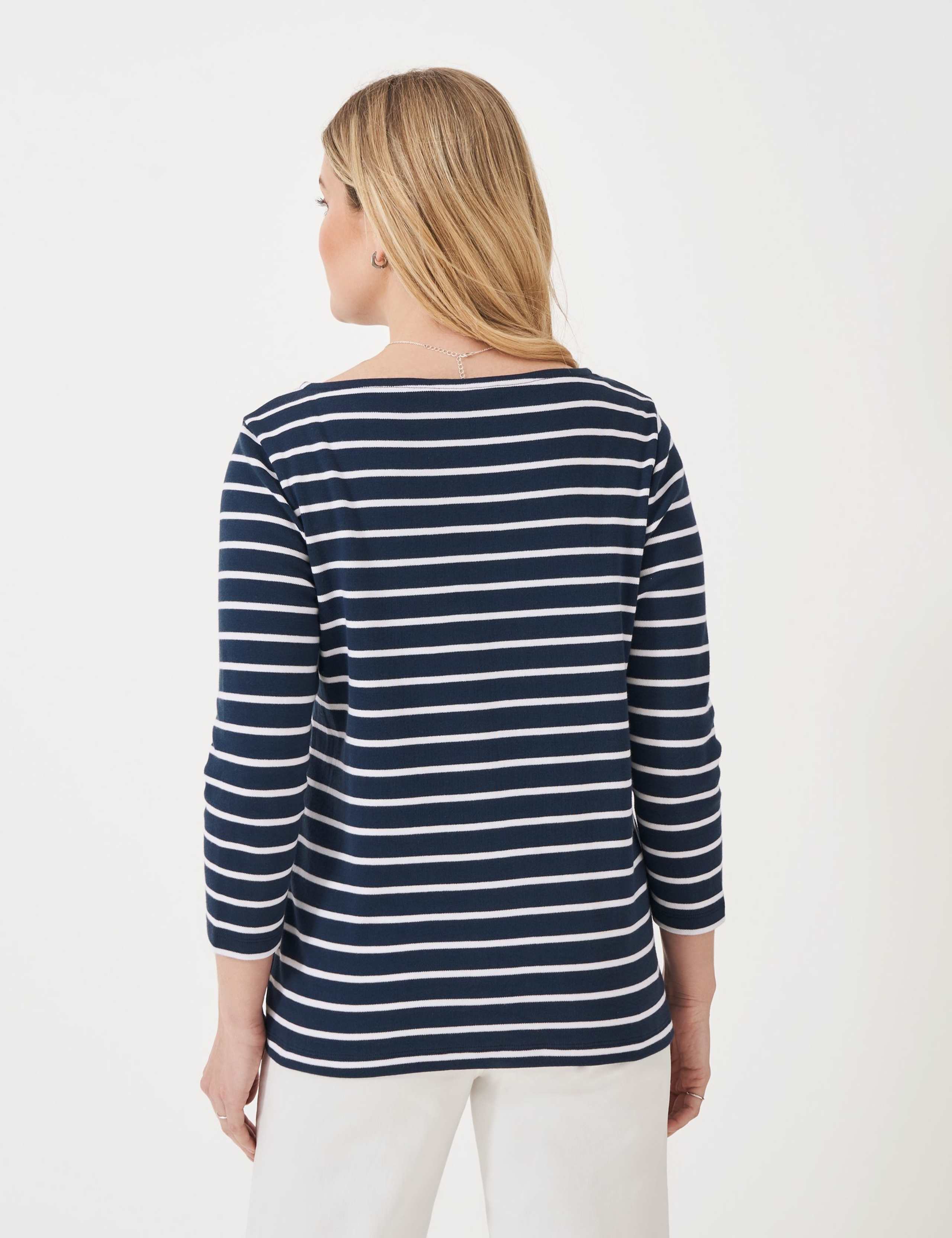 Pure Cotton Striped Top 4 of 5