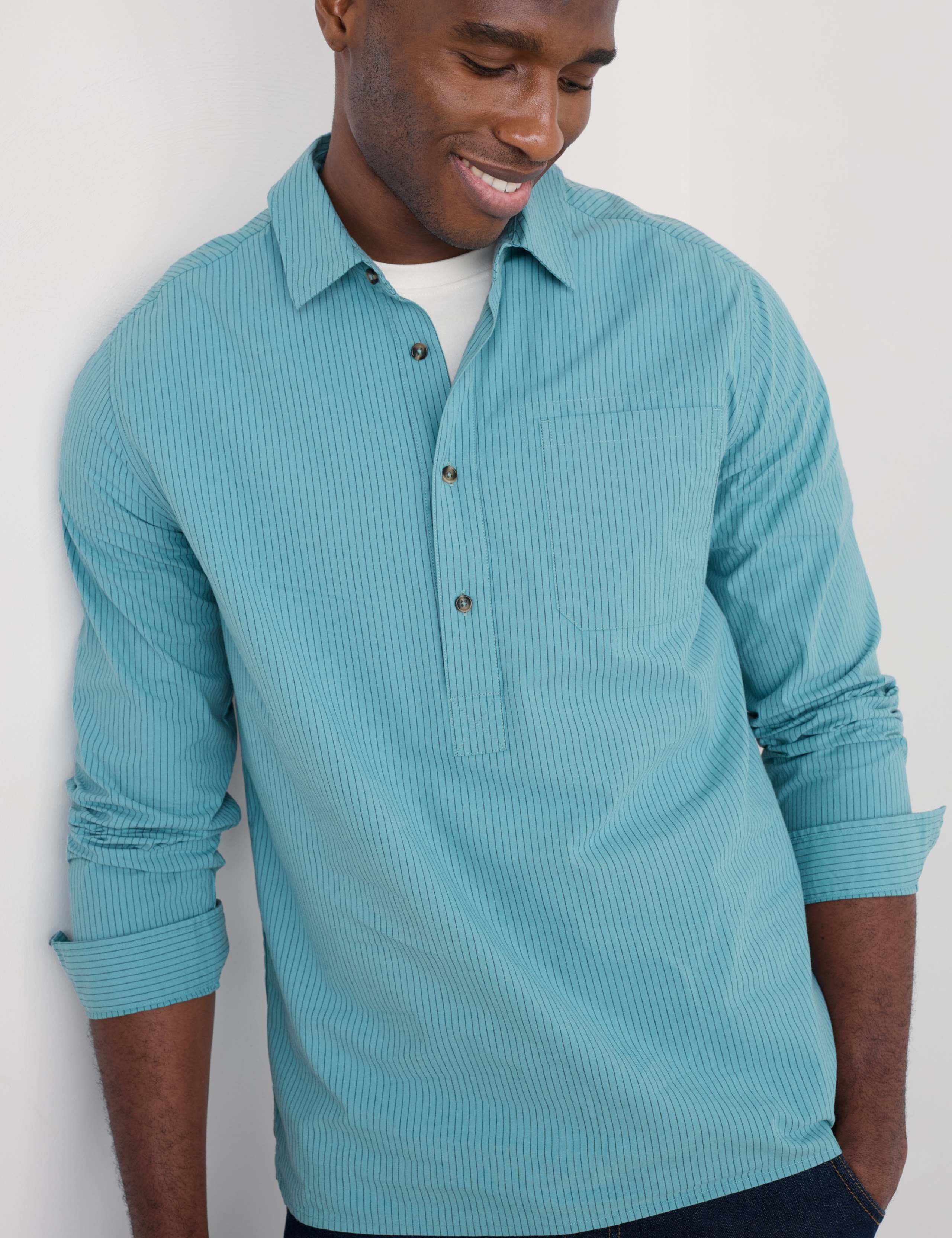 Pure Cotton Striped Overshirt 4 of 4