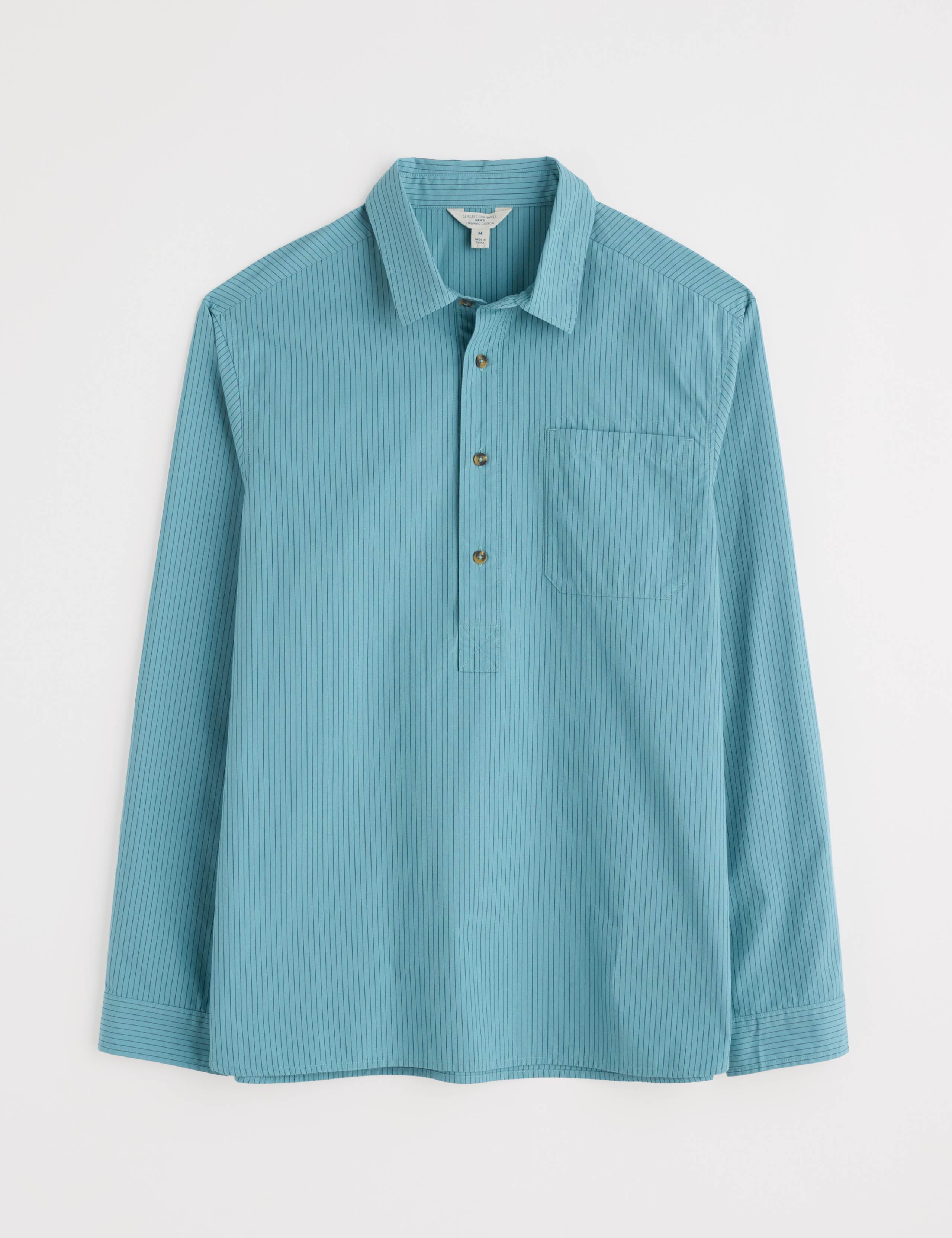 Pure Cotton Striped Overshirt 2 of 4