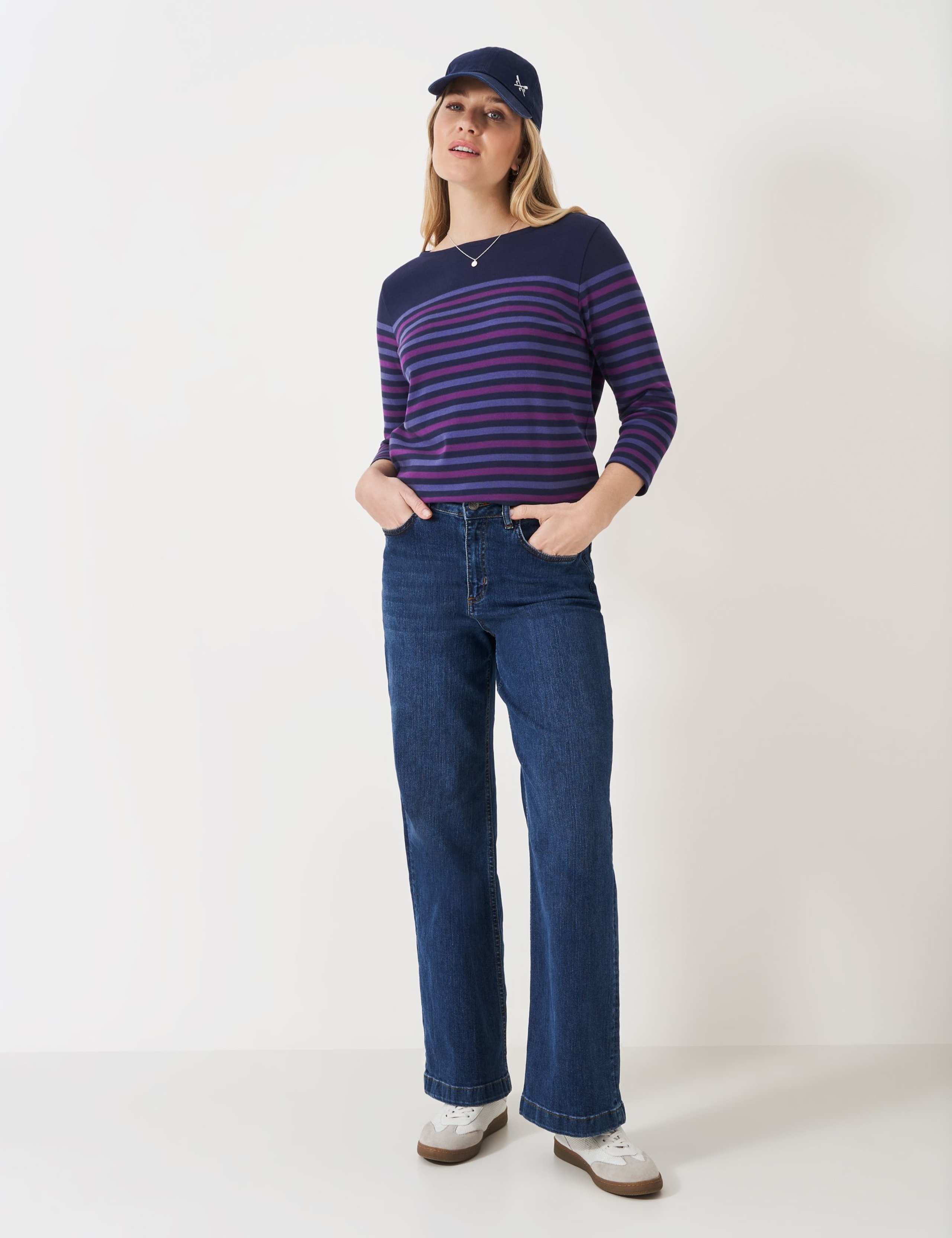 Pure Cotton Striped Top 4 of 5