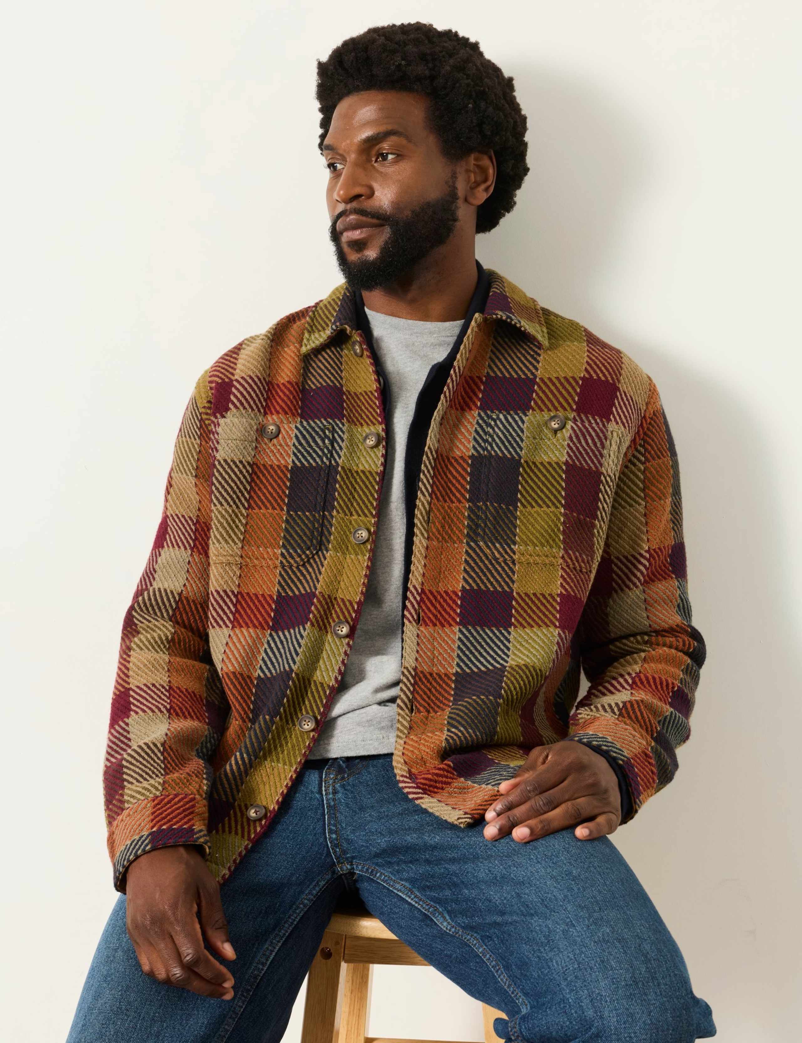 Regular Fit Pure Cotton Overshirt 4 of 5