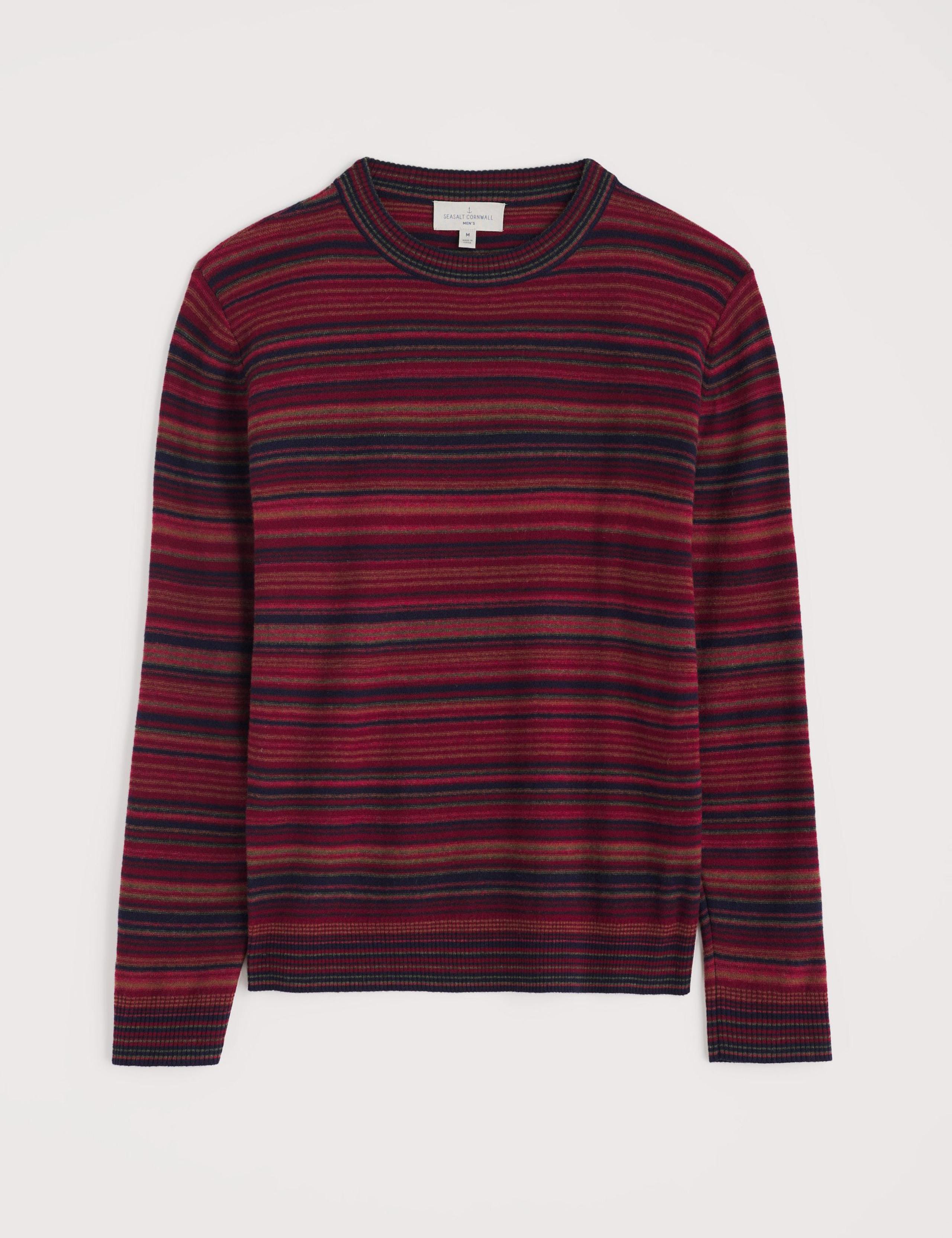 Wool Rich Crew Neck Ribbed Jumper 2 of 5