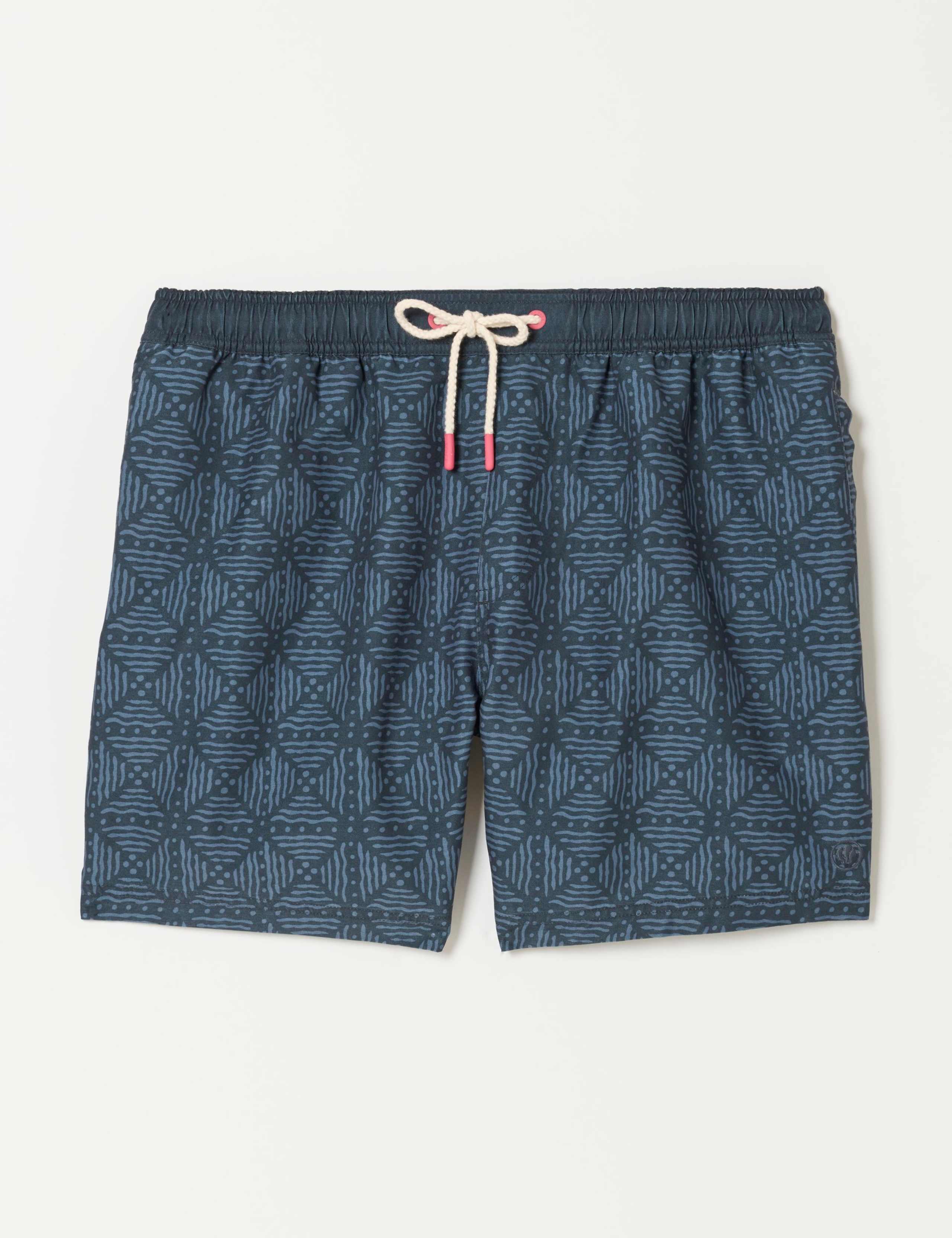 Geometric Print Swim Shorts 2 of 5