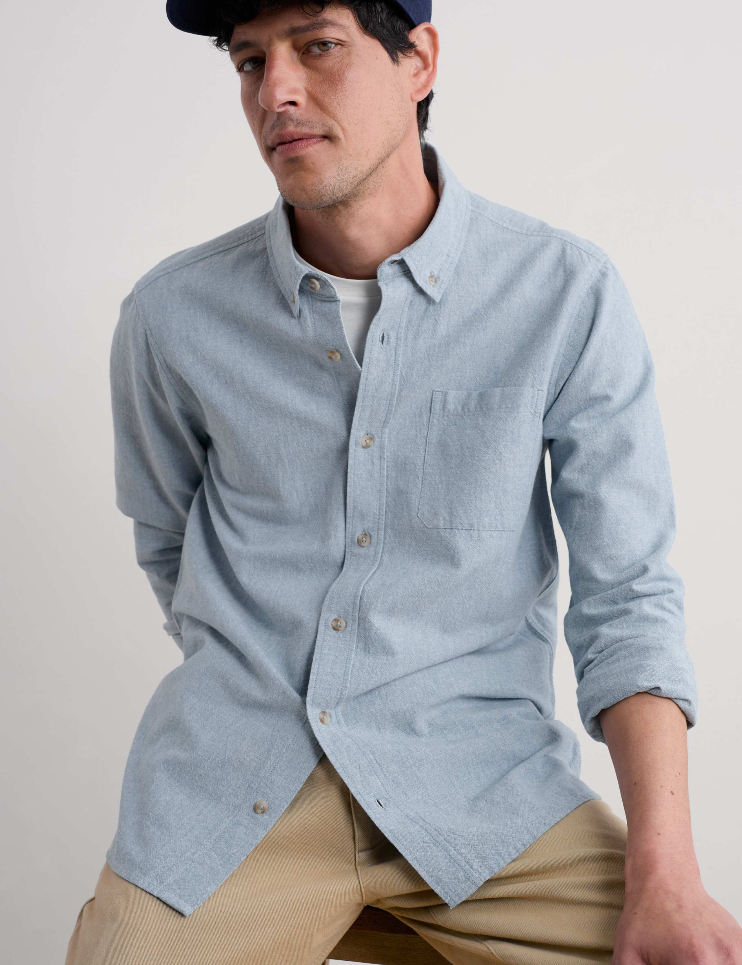 Pure Cotton Oxford Shirt 3 of 4