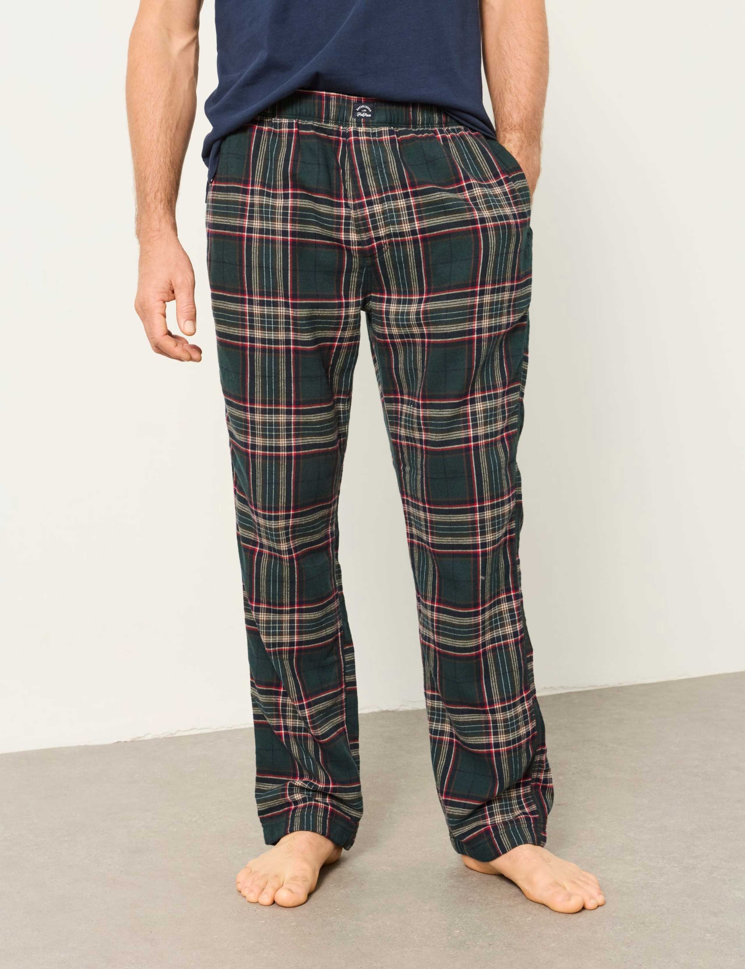 Pure Cotton Checked Pyjama Set 6 of 7