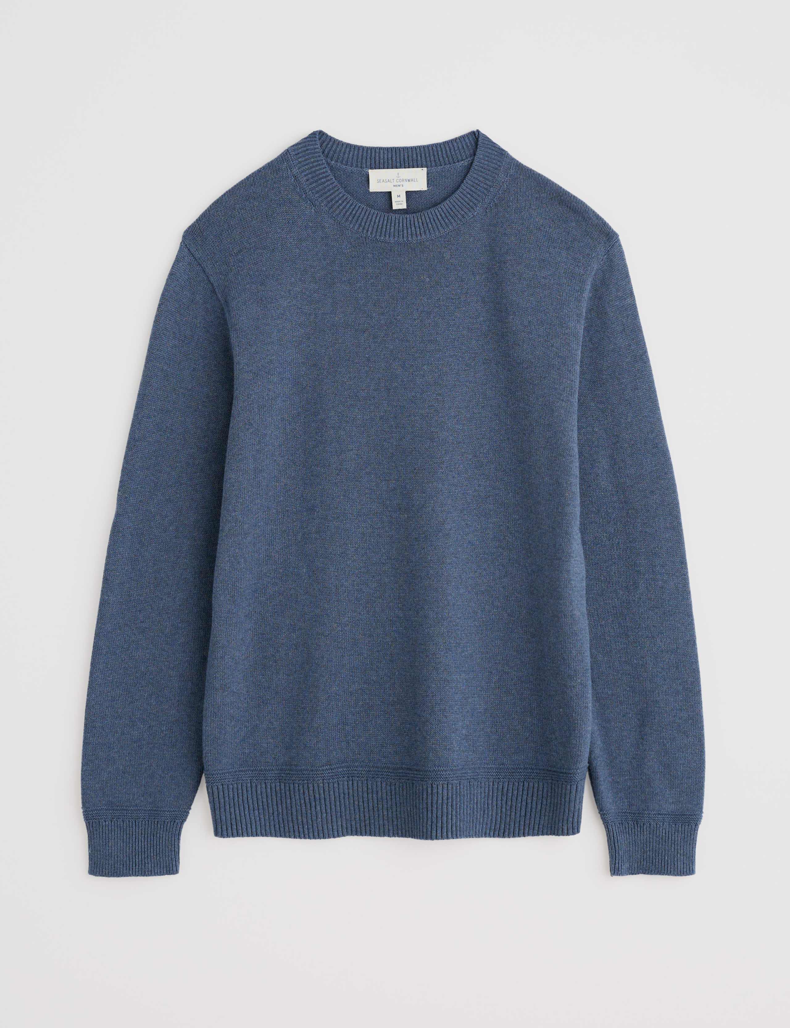 Pure Cotton Crew Neck Jumper 2 of 4