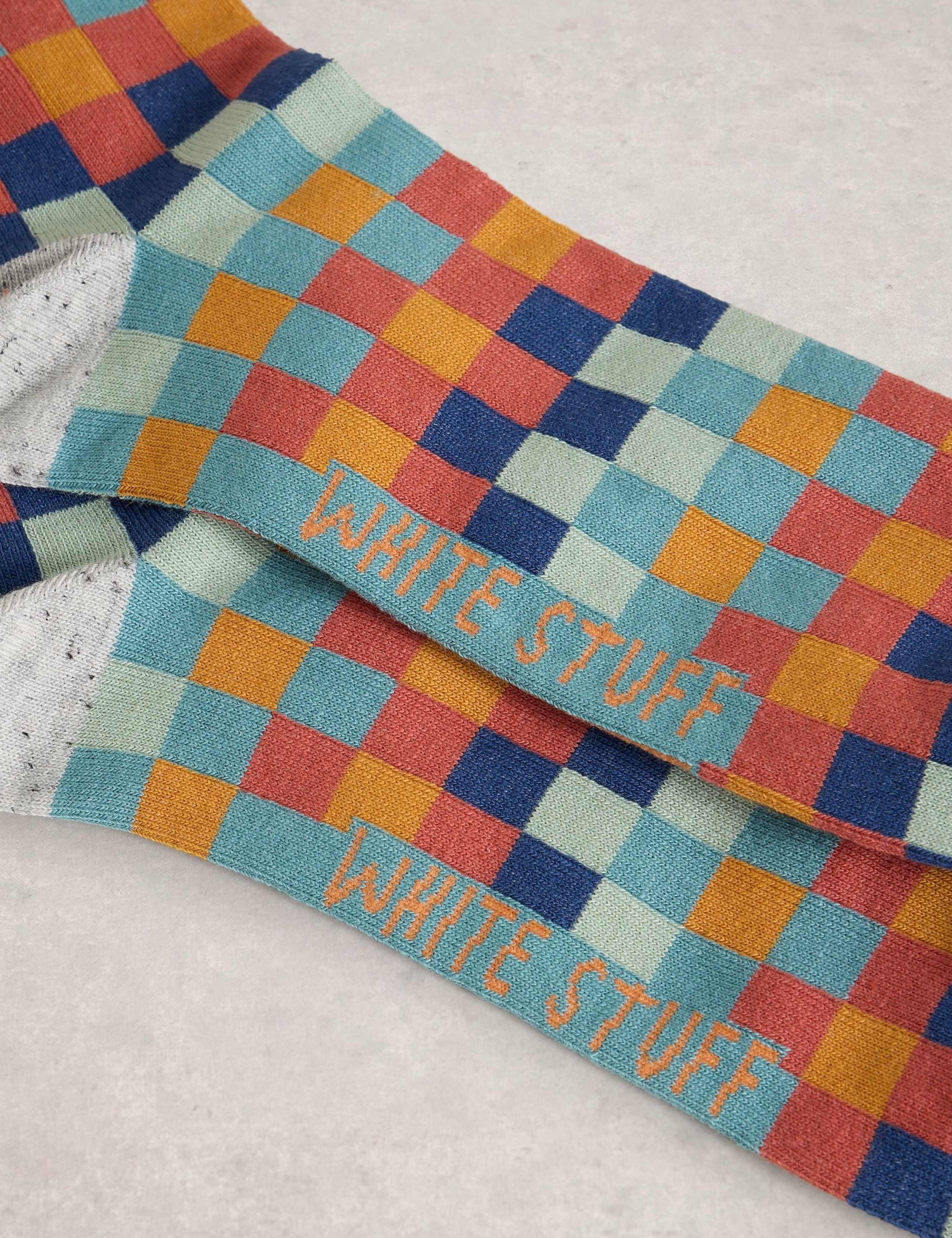Patterned Cotton Rich Socks 2 of 2