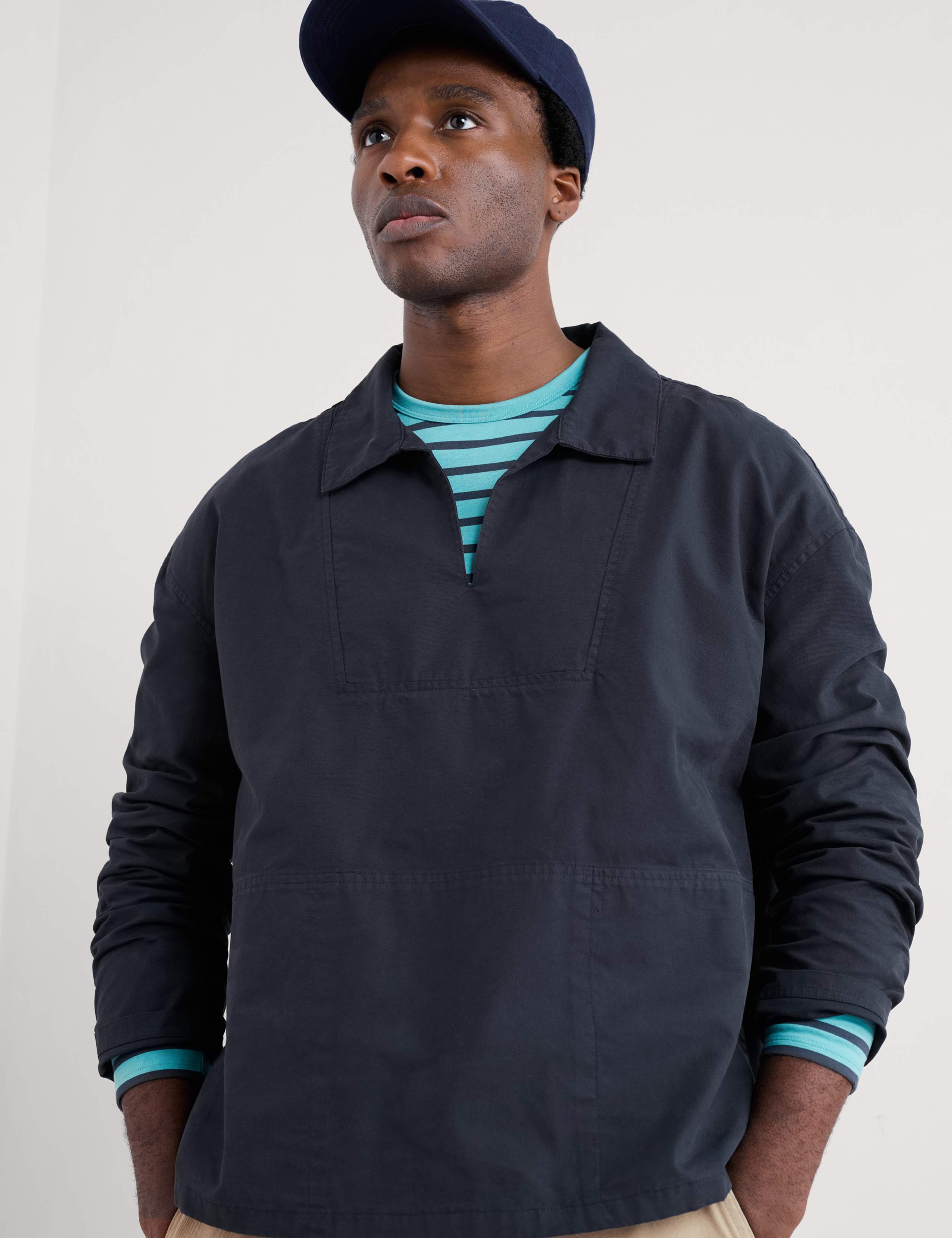 Pure Cotton Long Sleeve Pullover Smock 3 of 5