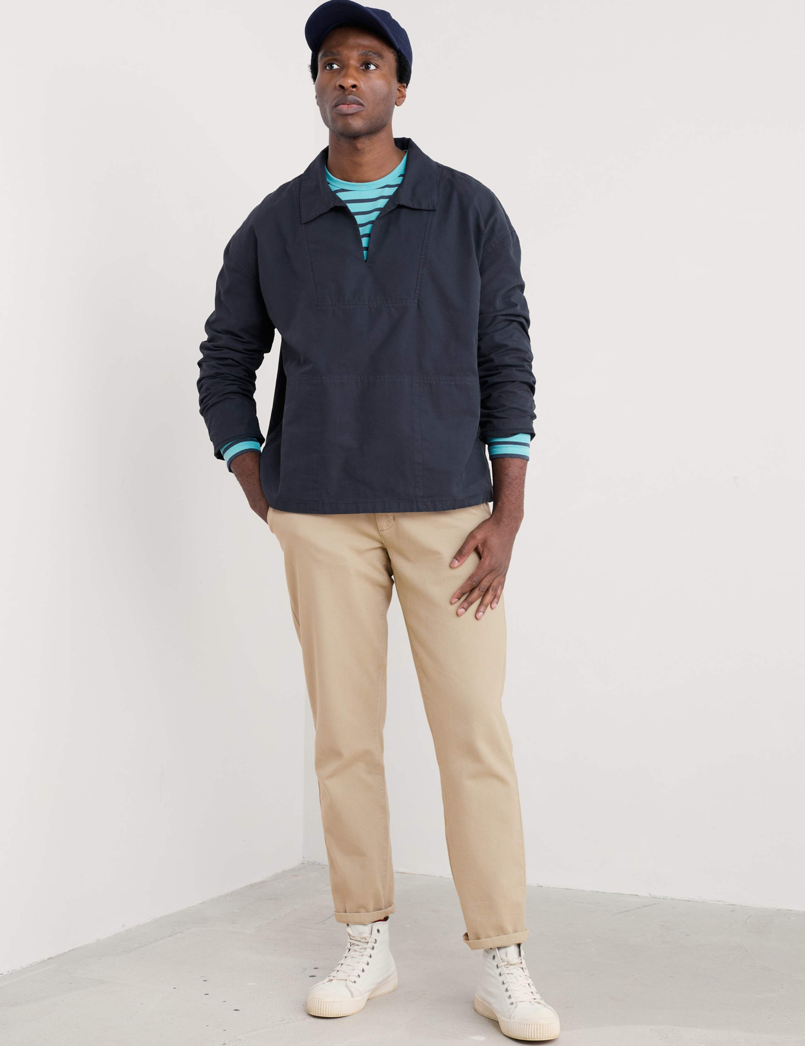 Pure Cotton Long Sleeve Pullover Smock 4 of 5