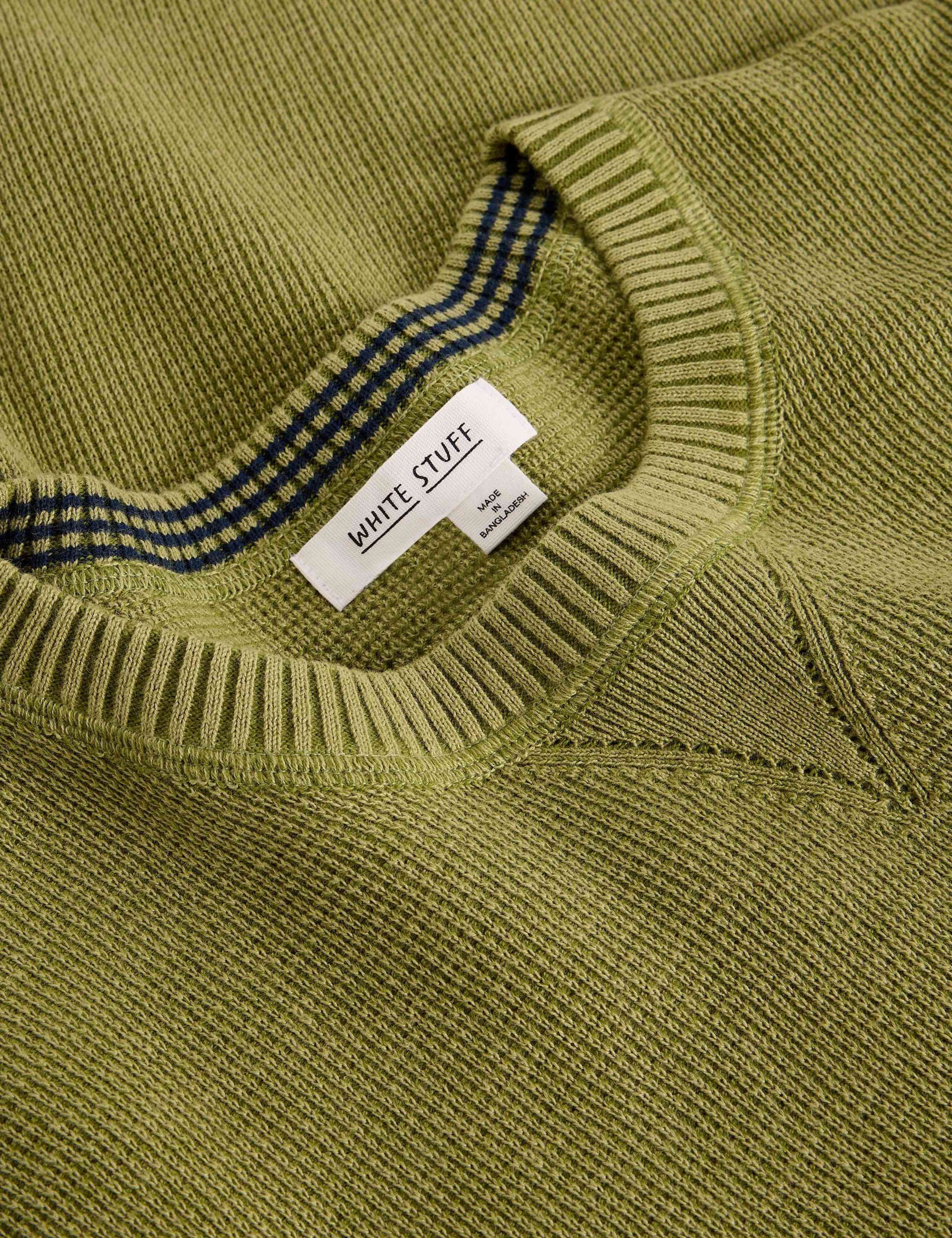 Pure Cotton Crew Neck Jumper 6 of 6