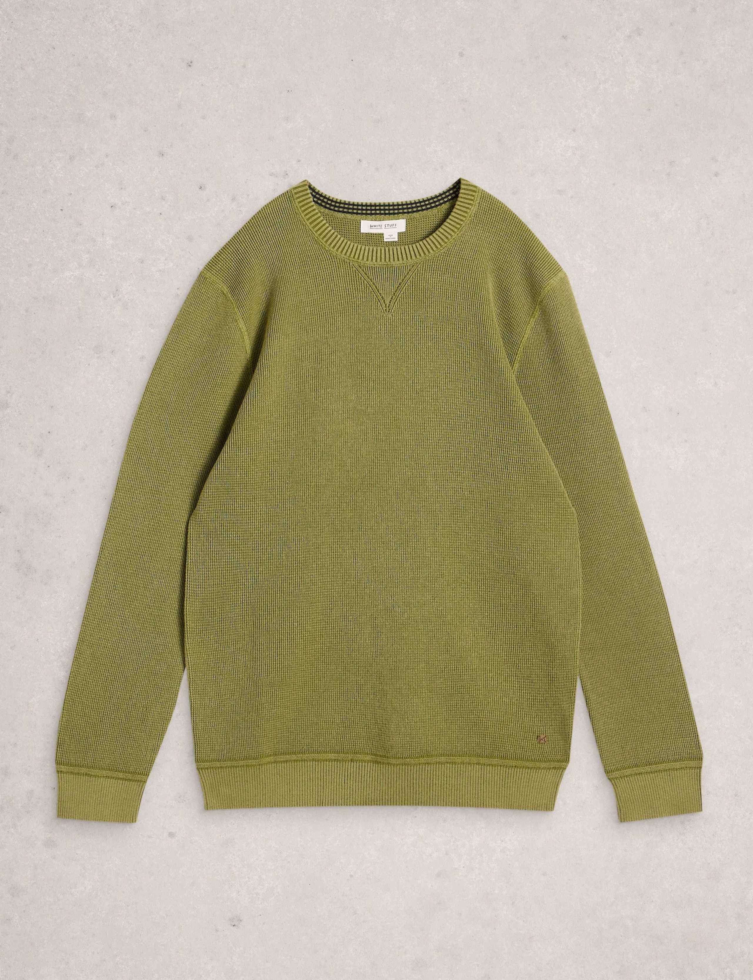 Pure Cotton Crew Neck Jumper 2 of 6
