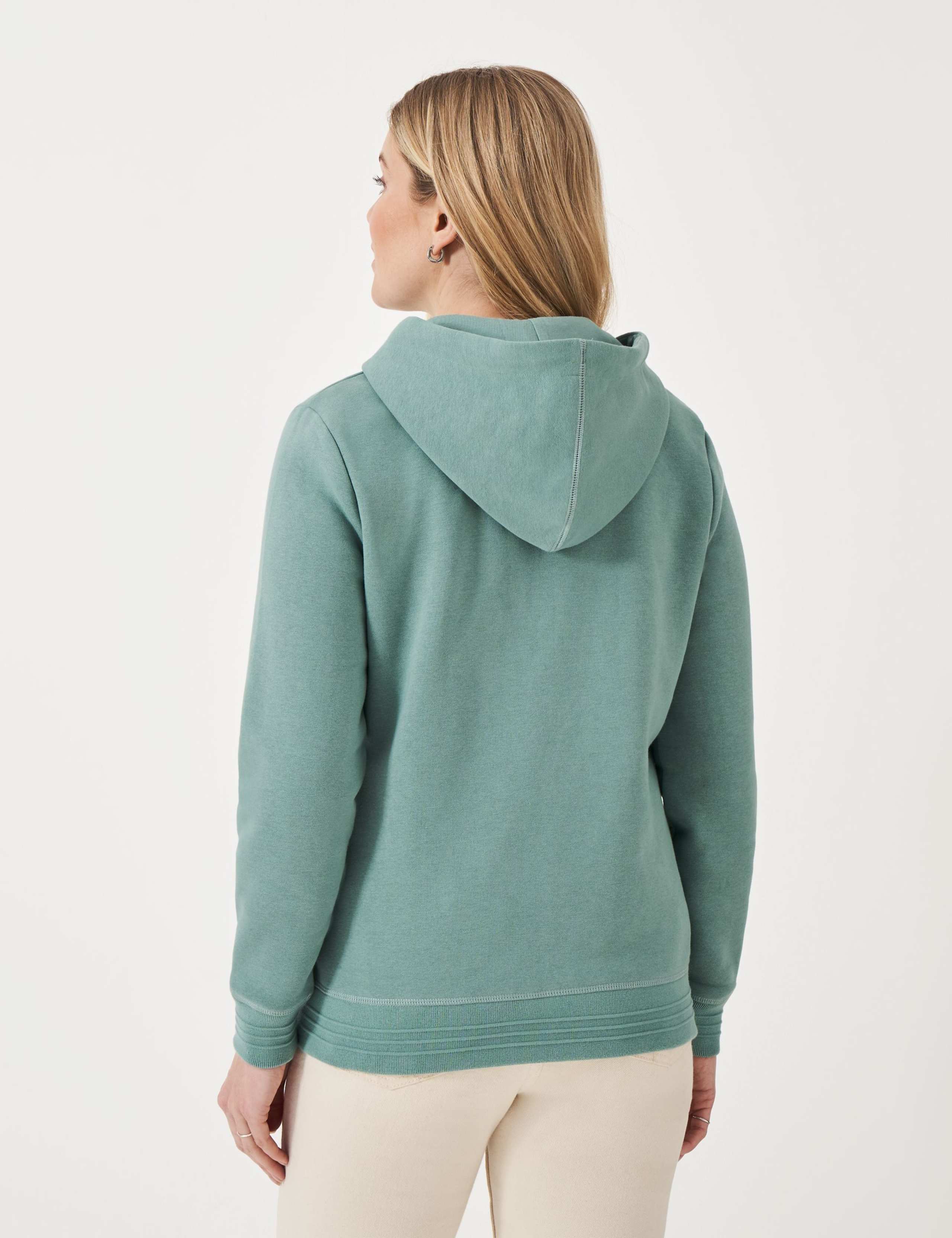 Cotton Rich Zip Up Hoodie 3 of 5