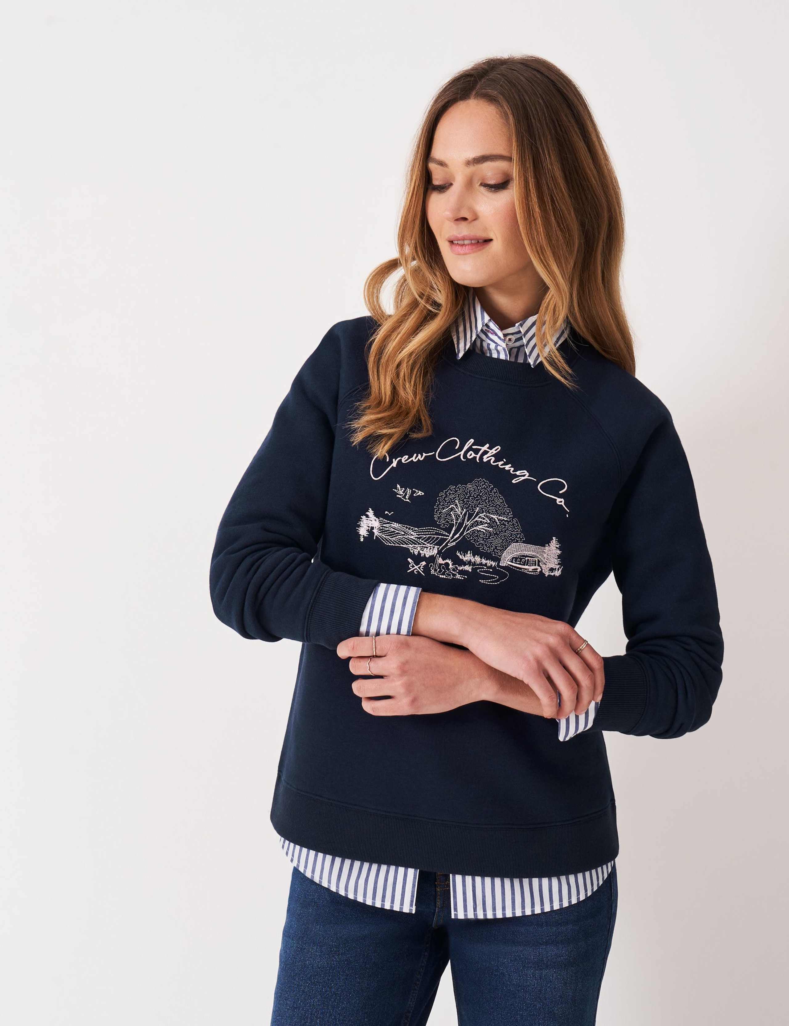 Cotton Rich Logo Sweatshirt 3 of 5