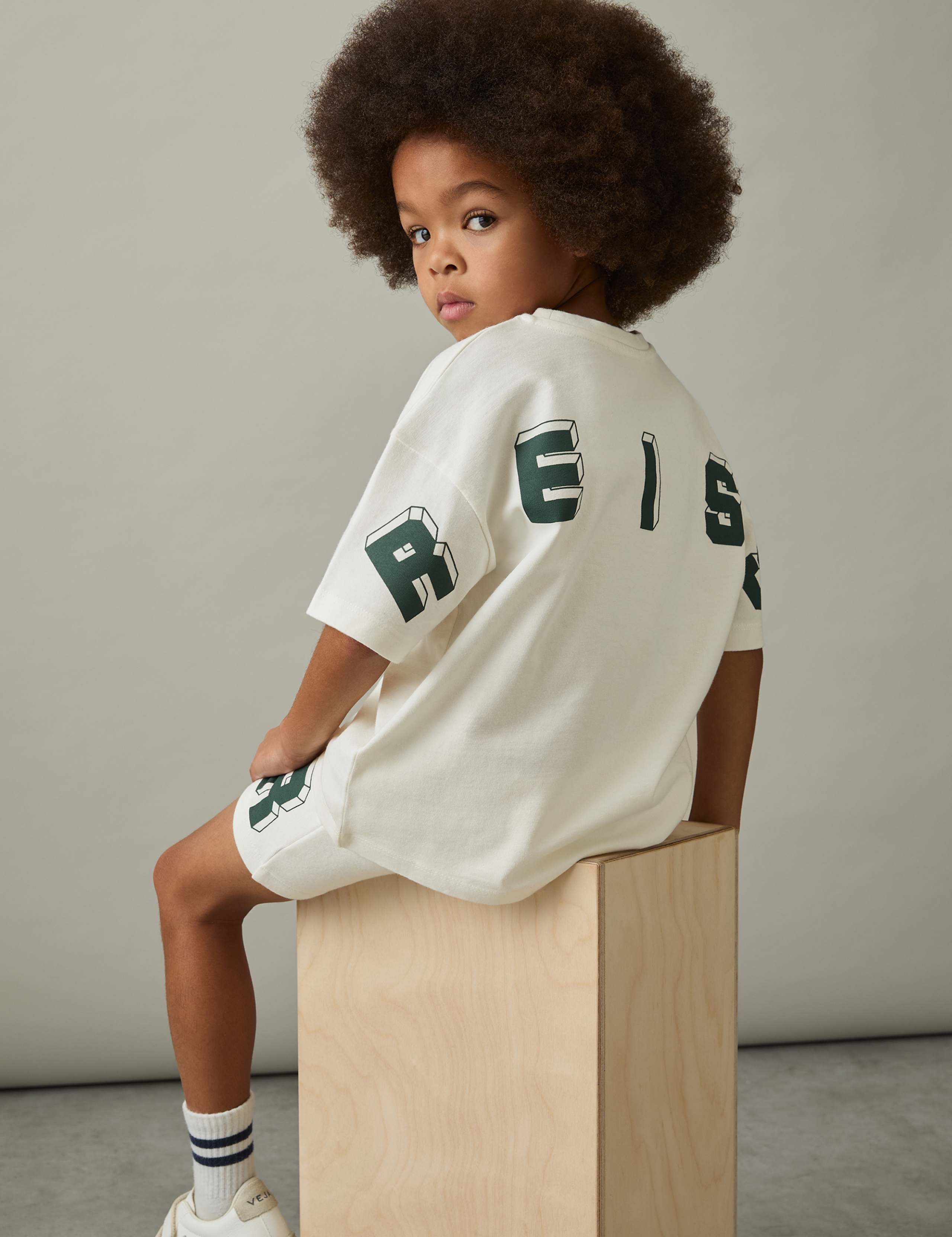 Pure Cotton Logo Slogan T-Shirt (3-14 Yrs) 3 of 4