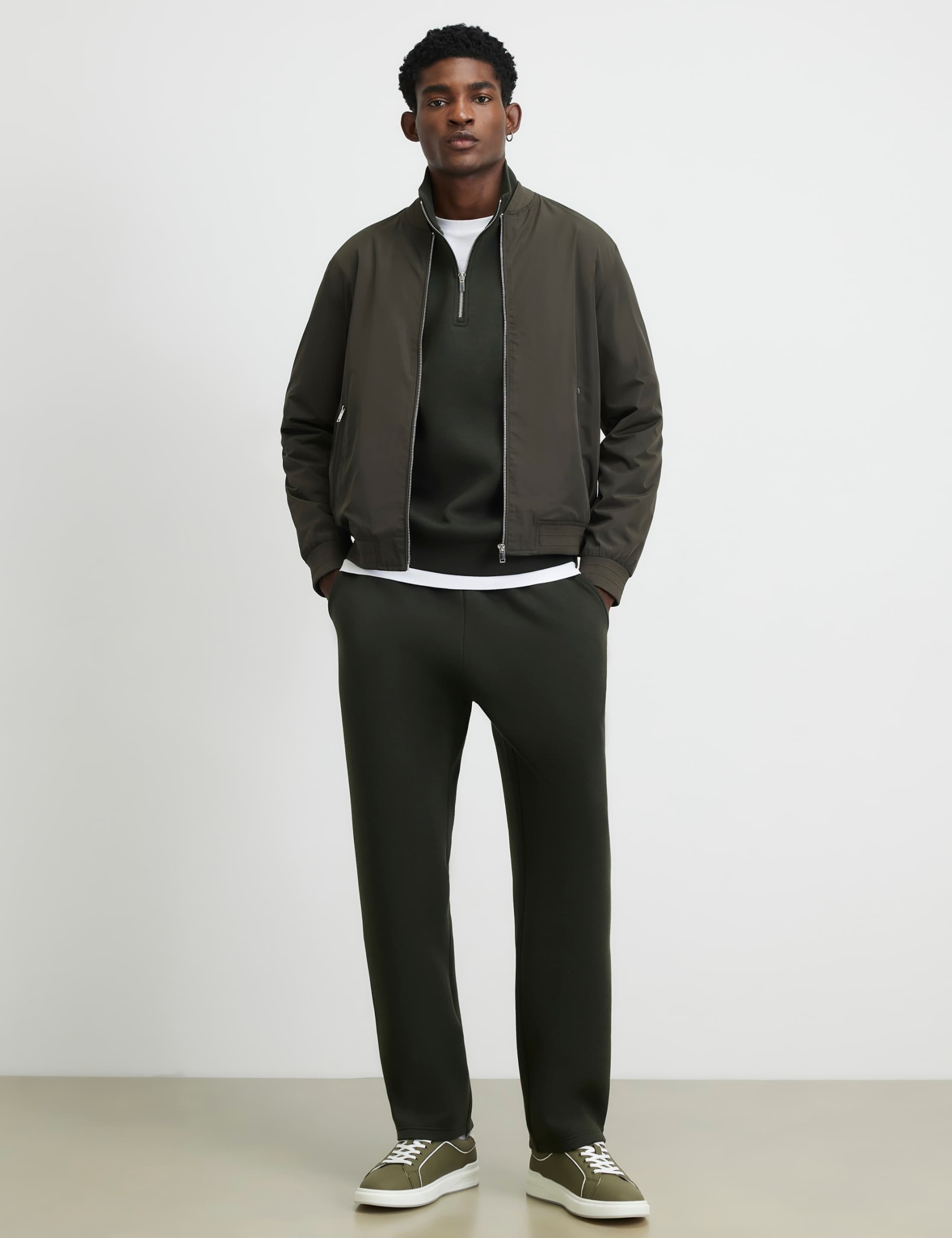 Pure Cotton Funnel Neck Long Sleeve Sweatshirt 2 of 6