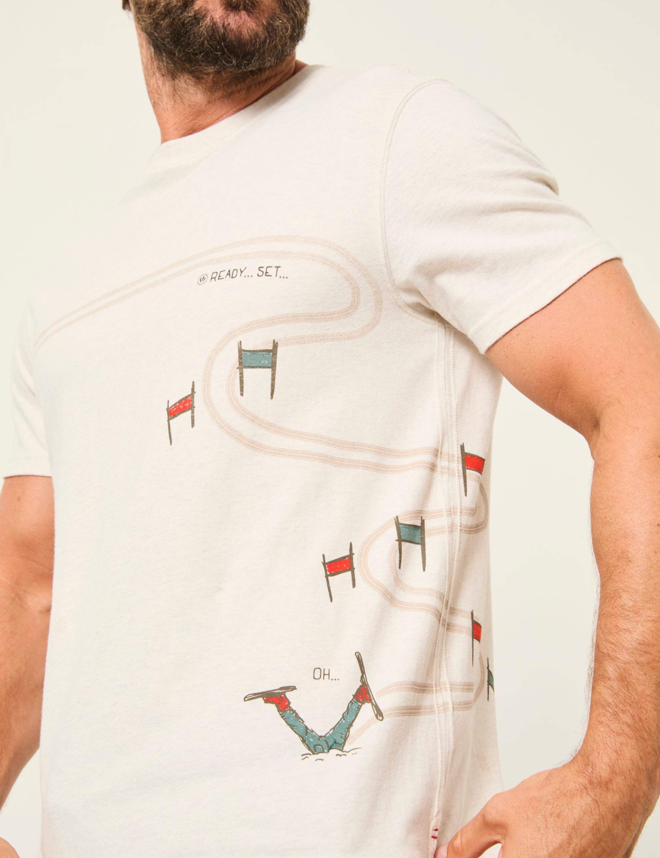 Pure Cotton Slalom Graphic T-Shirt 4 of 6