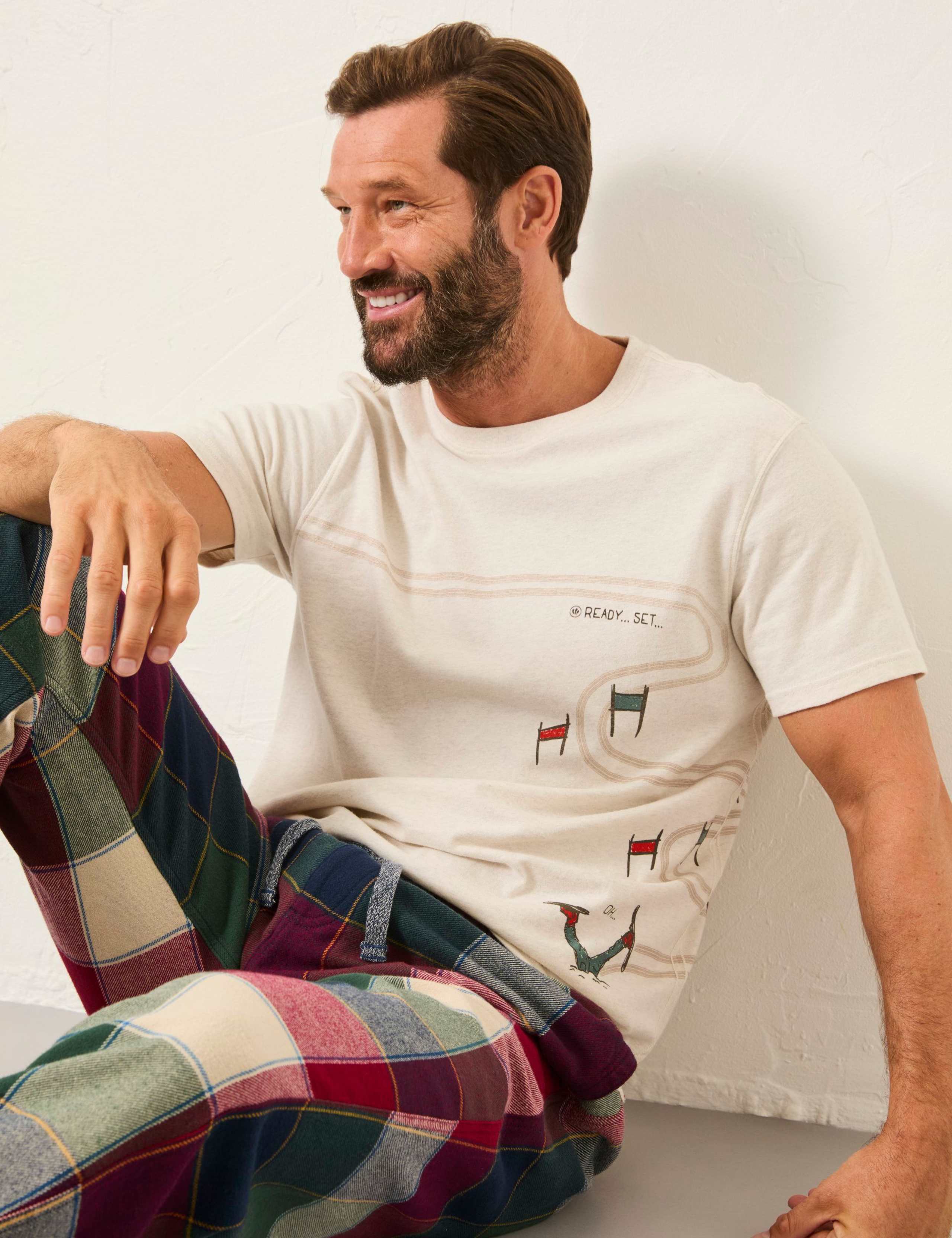 Pure Cotton Slalom Graphic T-Shirt 6 of 6