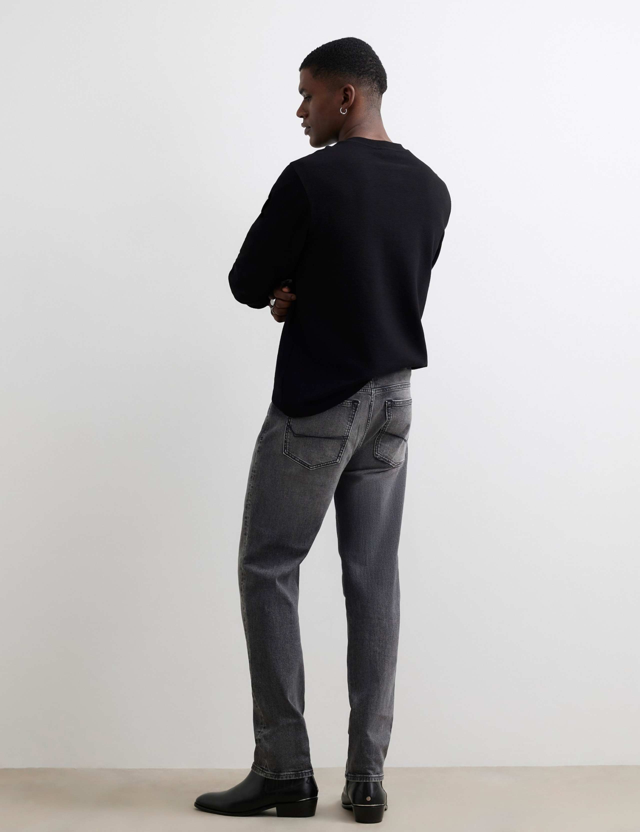 Slim Fit Cotton Rich Stretch Jeans 2 of 4