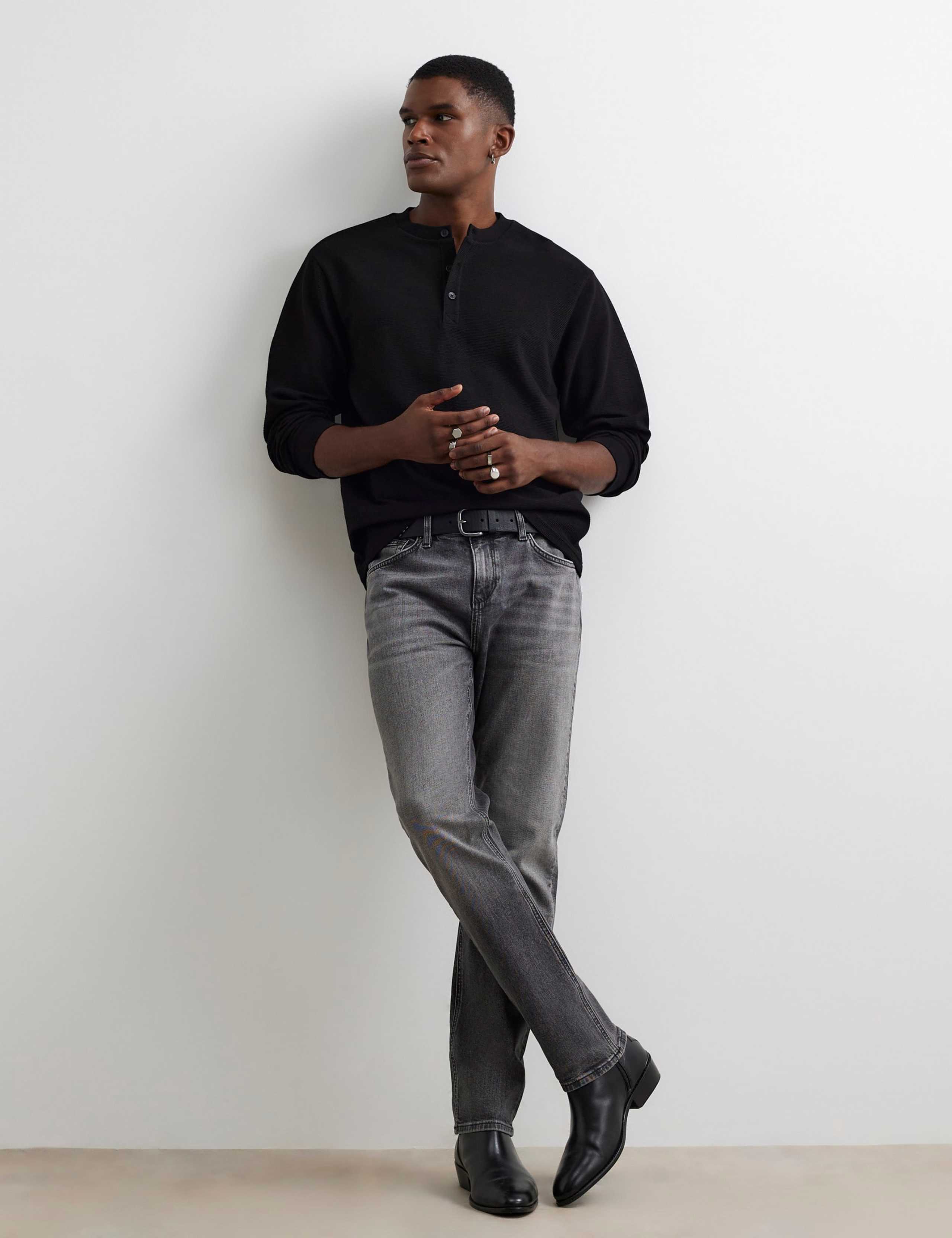 Slim Fit Cotton Rich Stretch Jeans 4 of 4