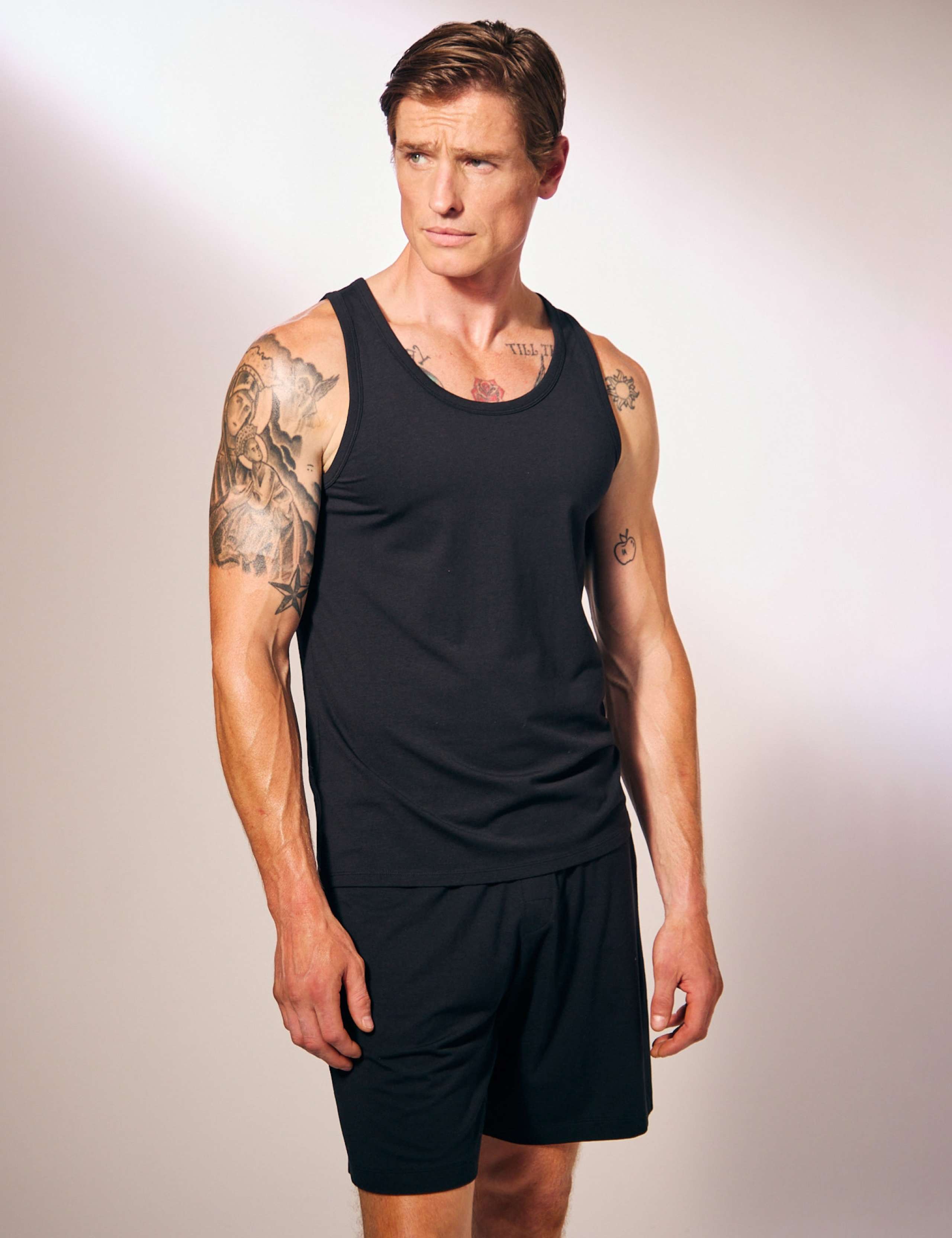 Premium Cotton Modal Blend Pyjama Vest 1 of 4