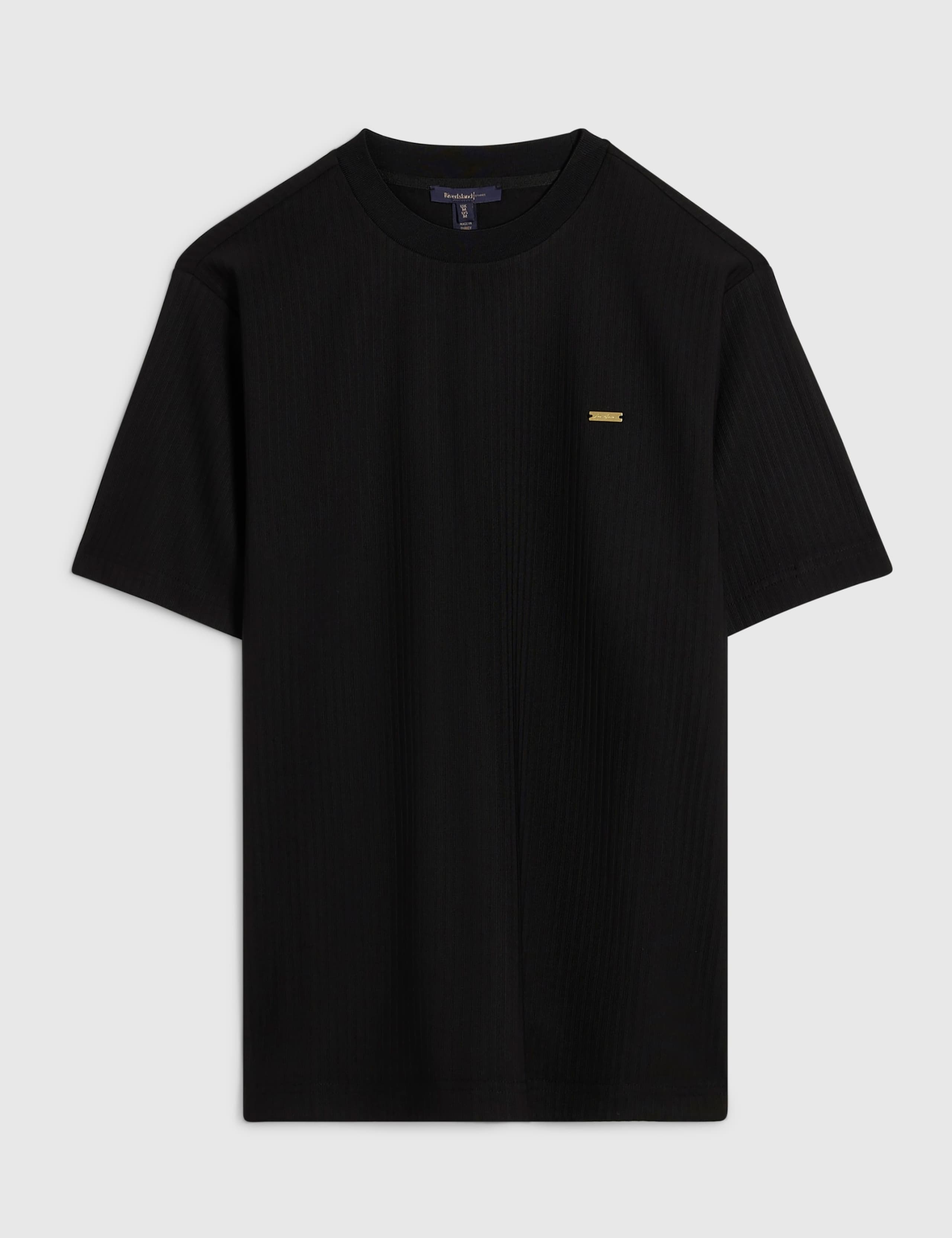 Slim Fit Textured Crew Neck Short Sleeve T-Shirt 5 of 6