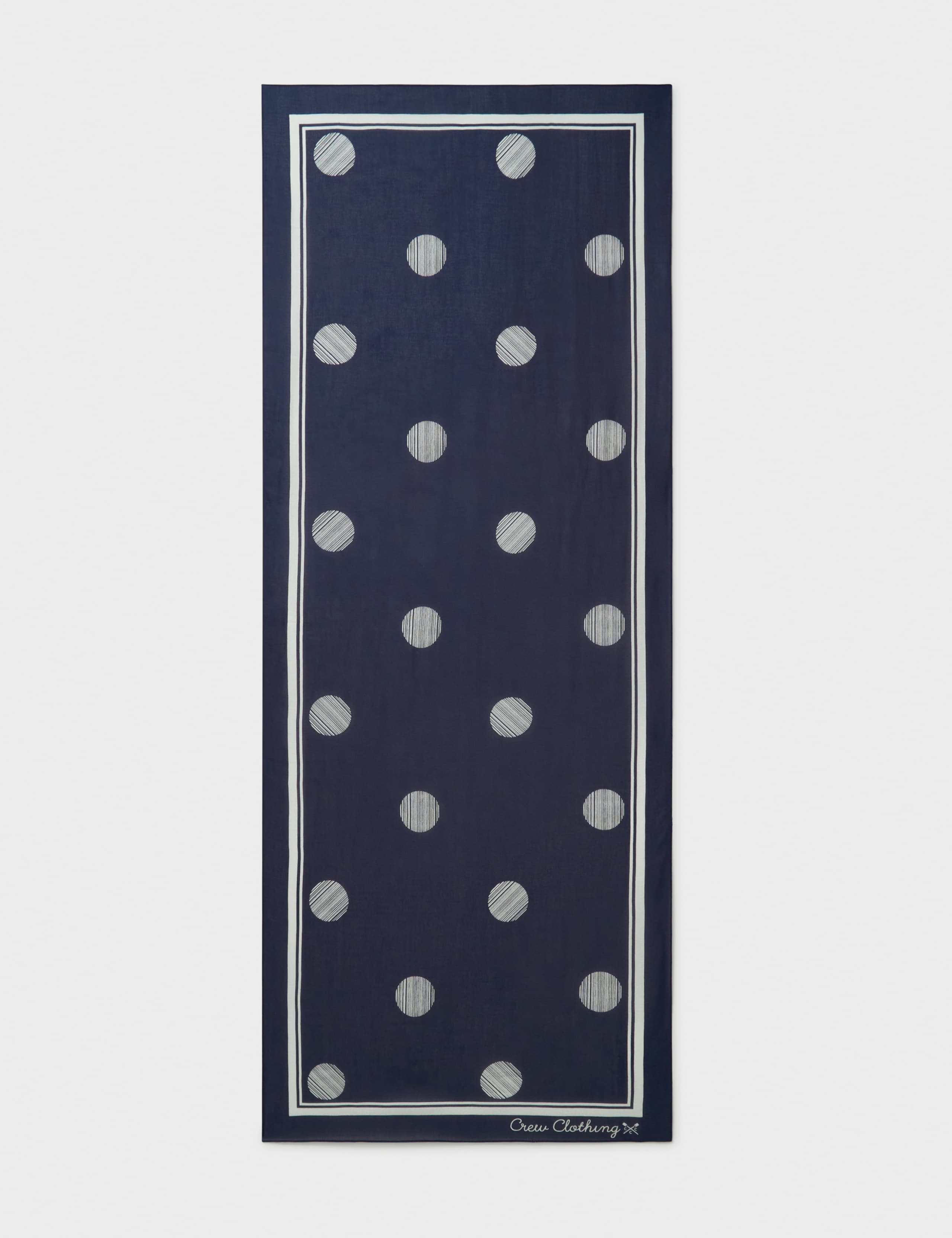 Modal Polka Dot Print Rectangular Scarf 2 of 2