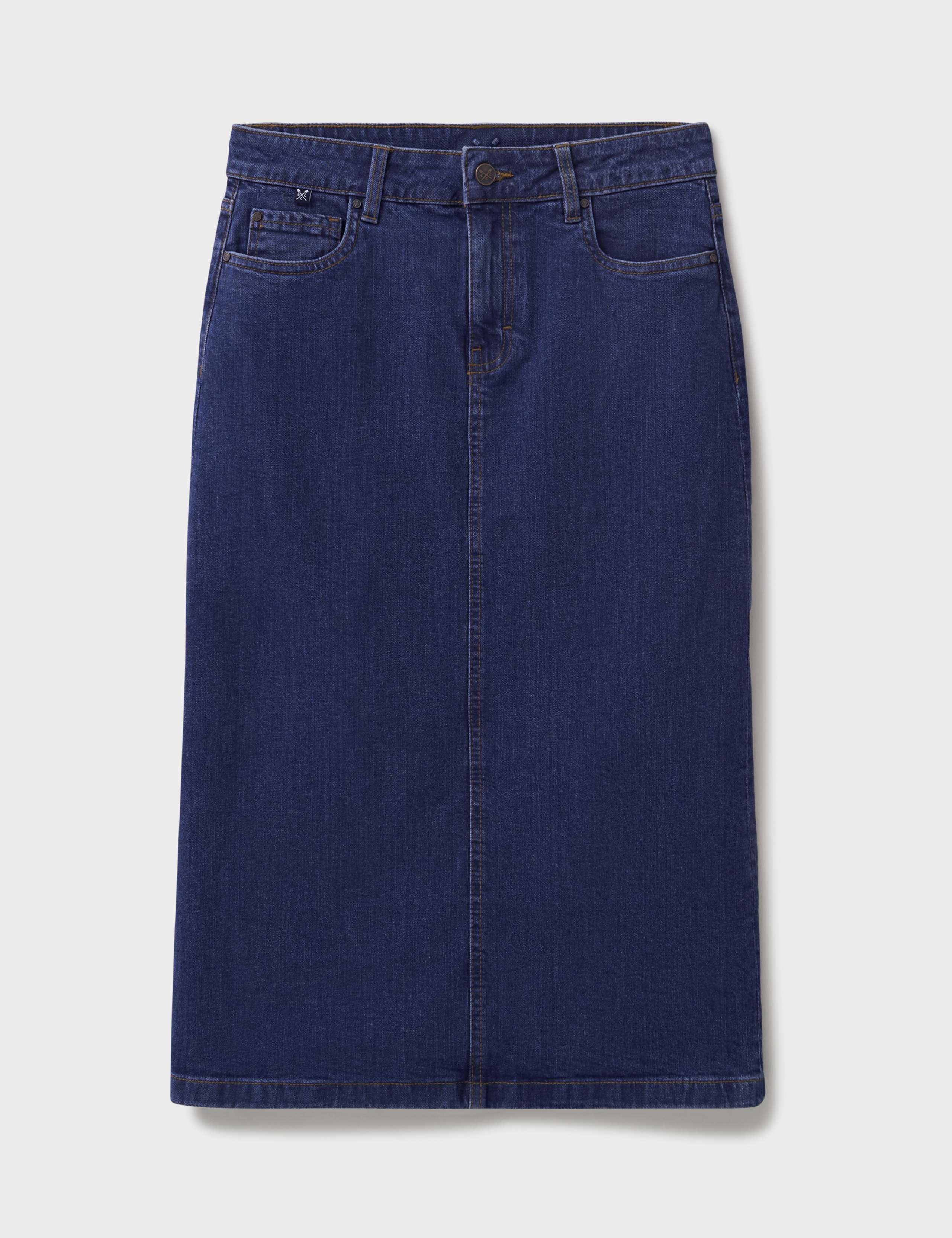Denim Midi Skirt 2 of 5