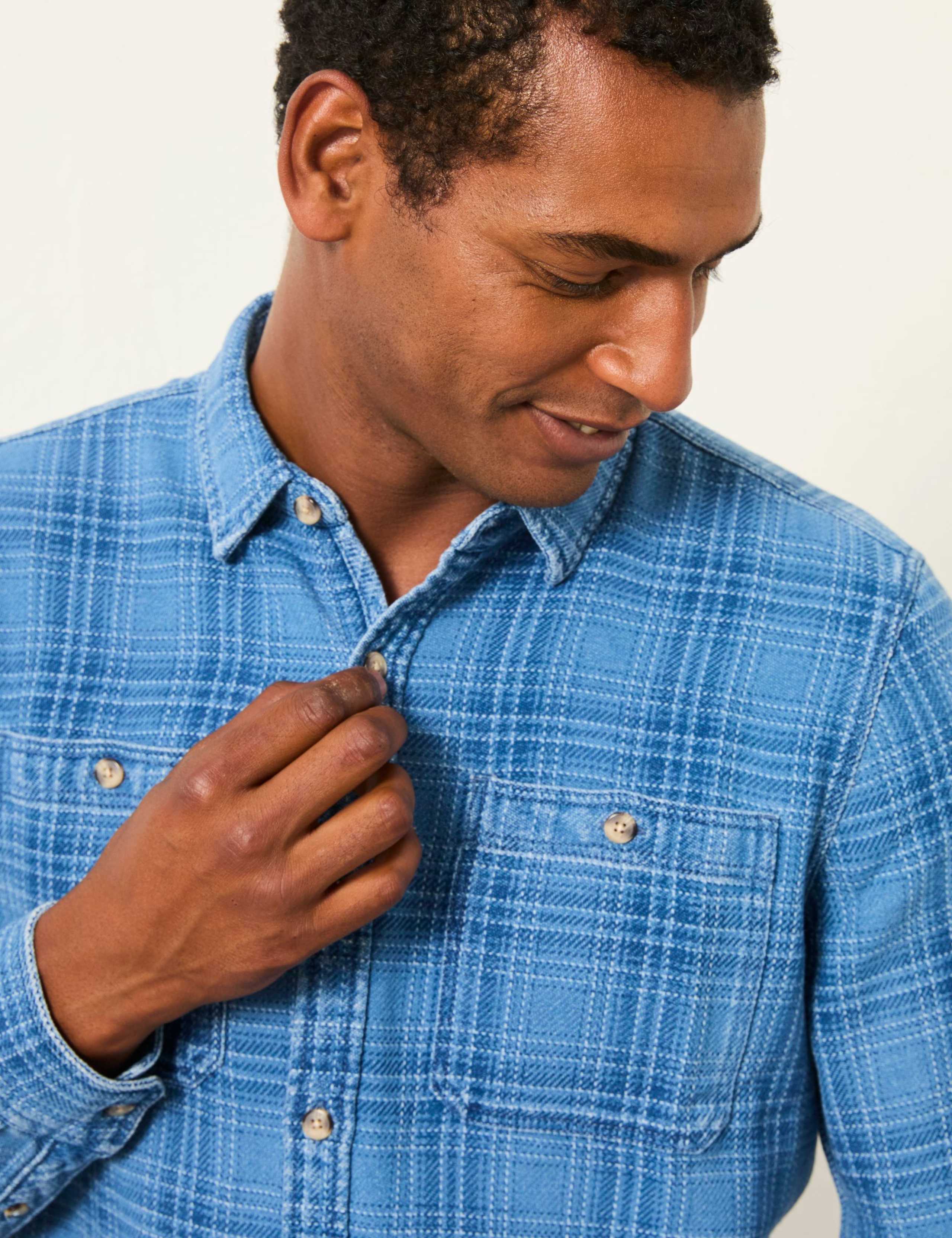 Pure Cotton Checked Flannel 4 of 6