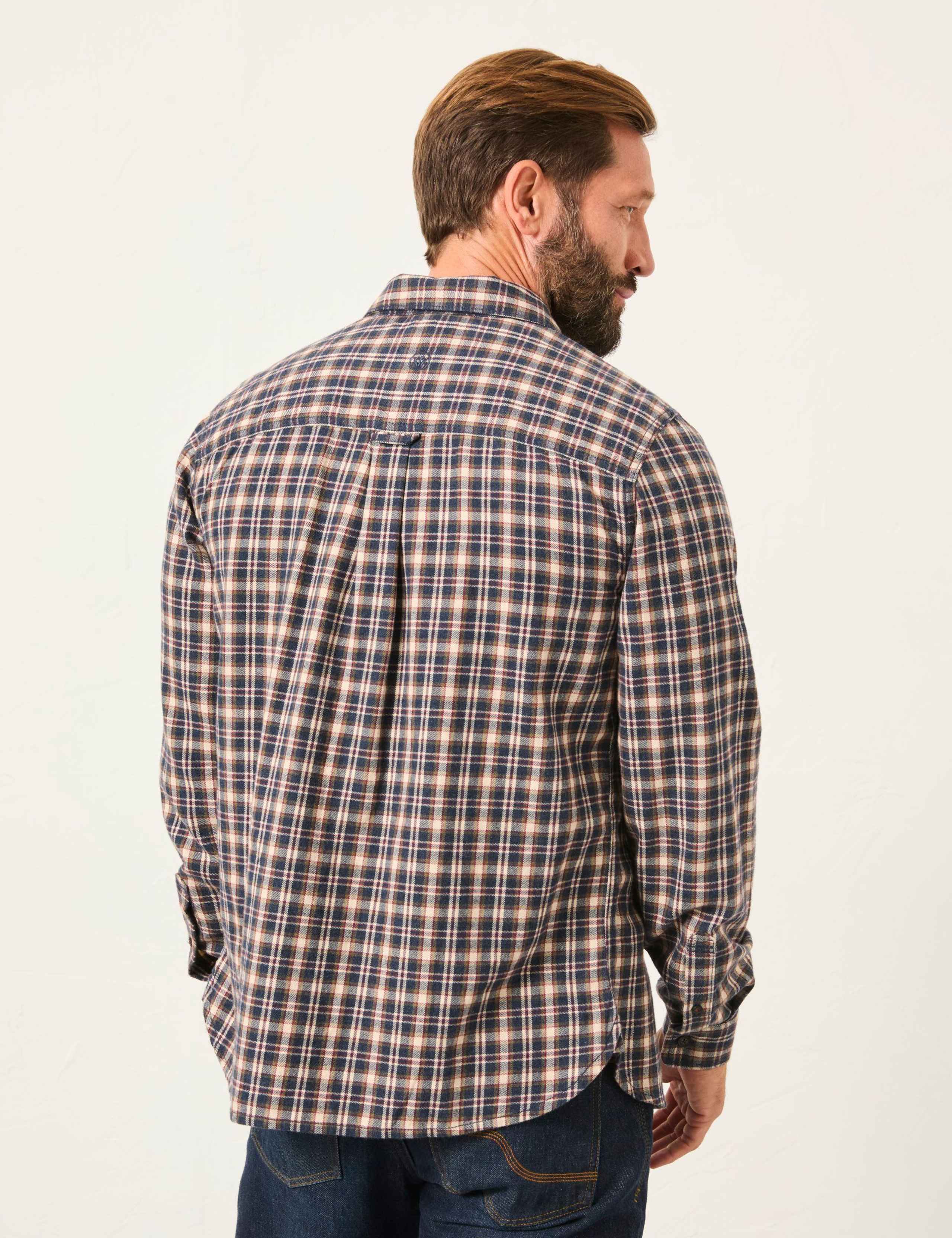 Regular Fit Pure Cotton Checked Shirt 4 of 5