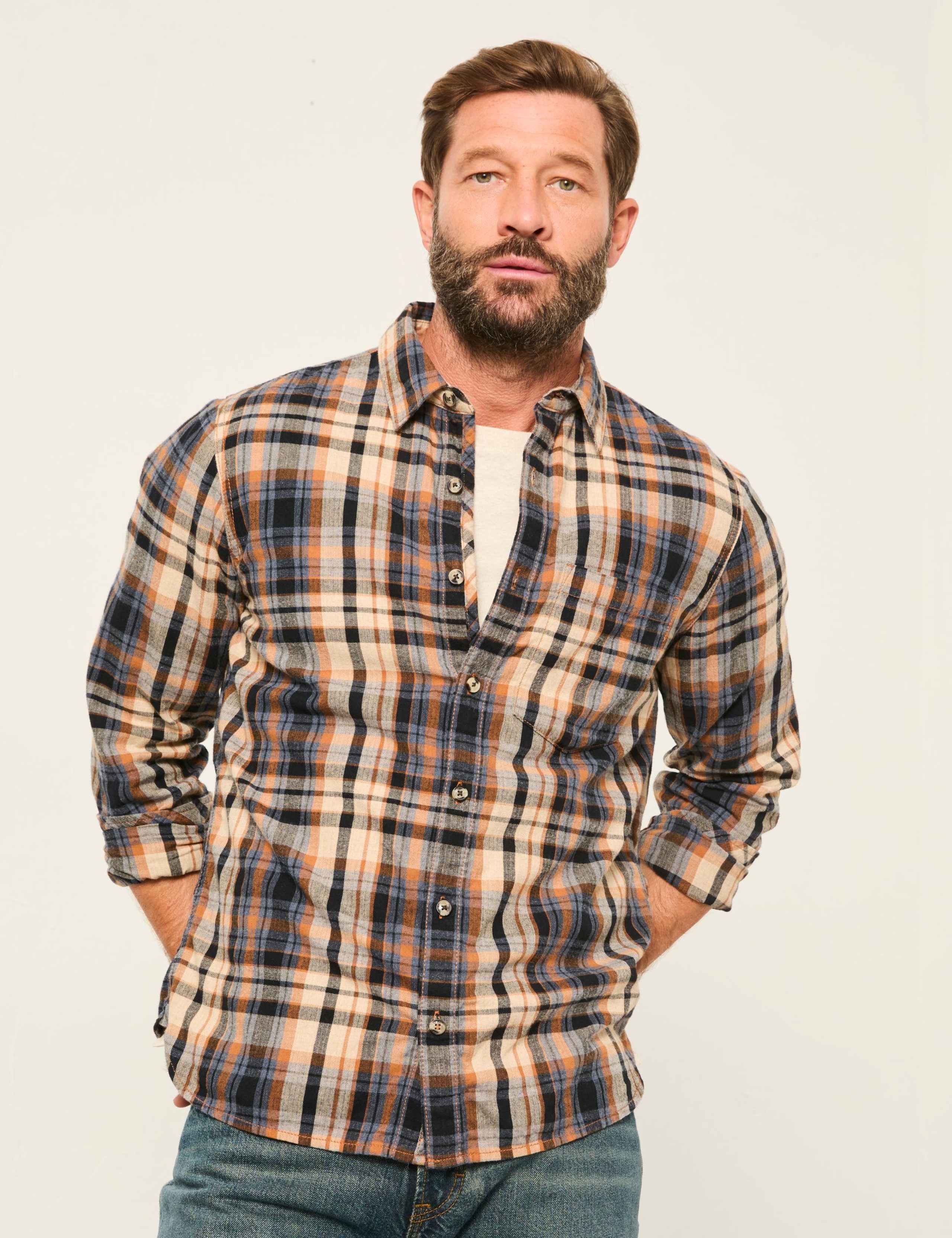 Regular Fit Pure Cotton Flannel Checked Shirt 3 of 6