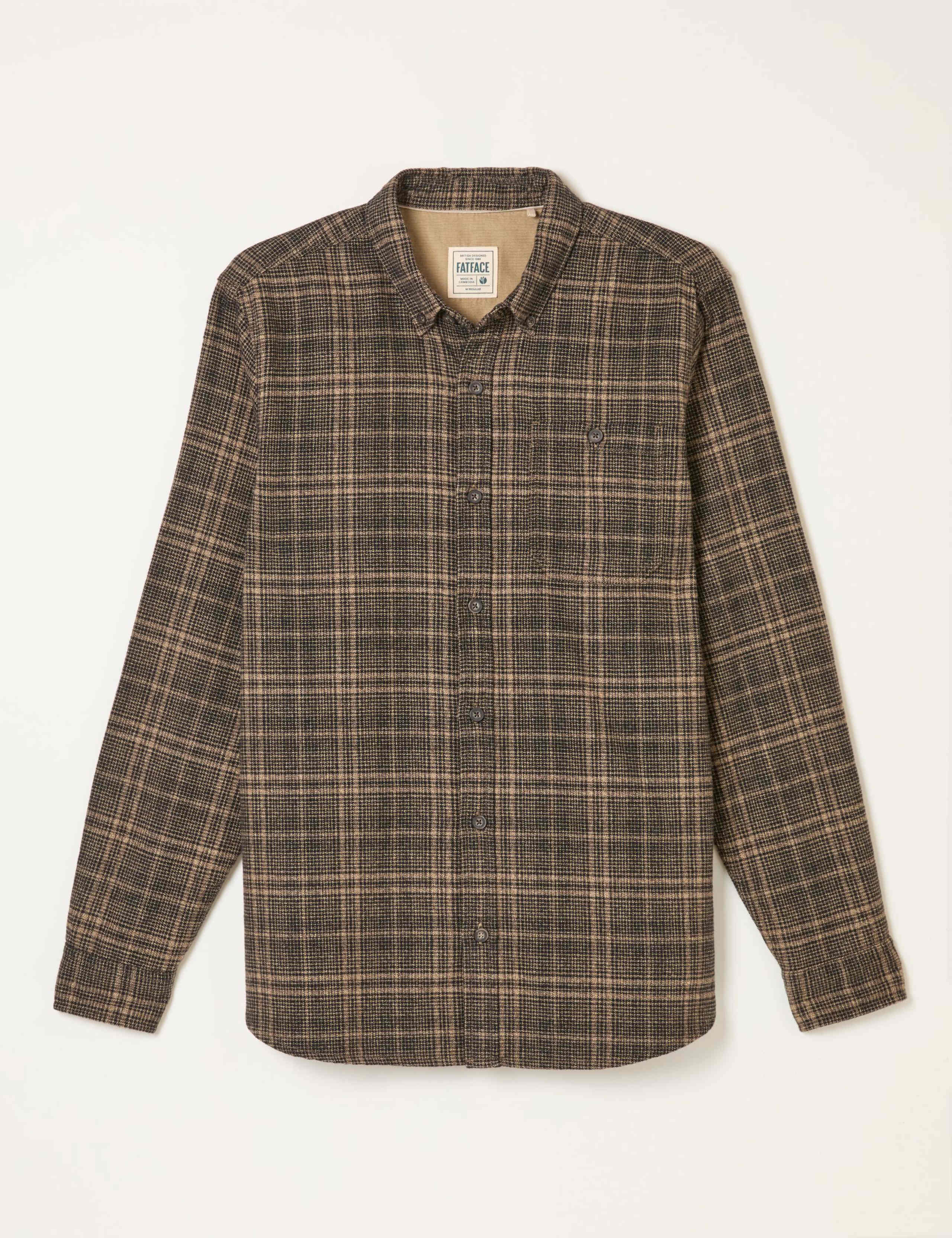 Regular Fit Pure Cotton Flannel Checked Shirt 2 of 6