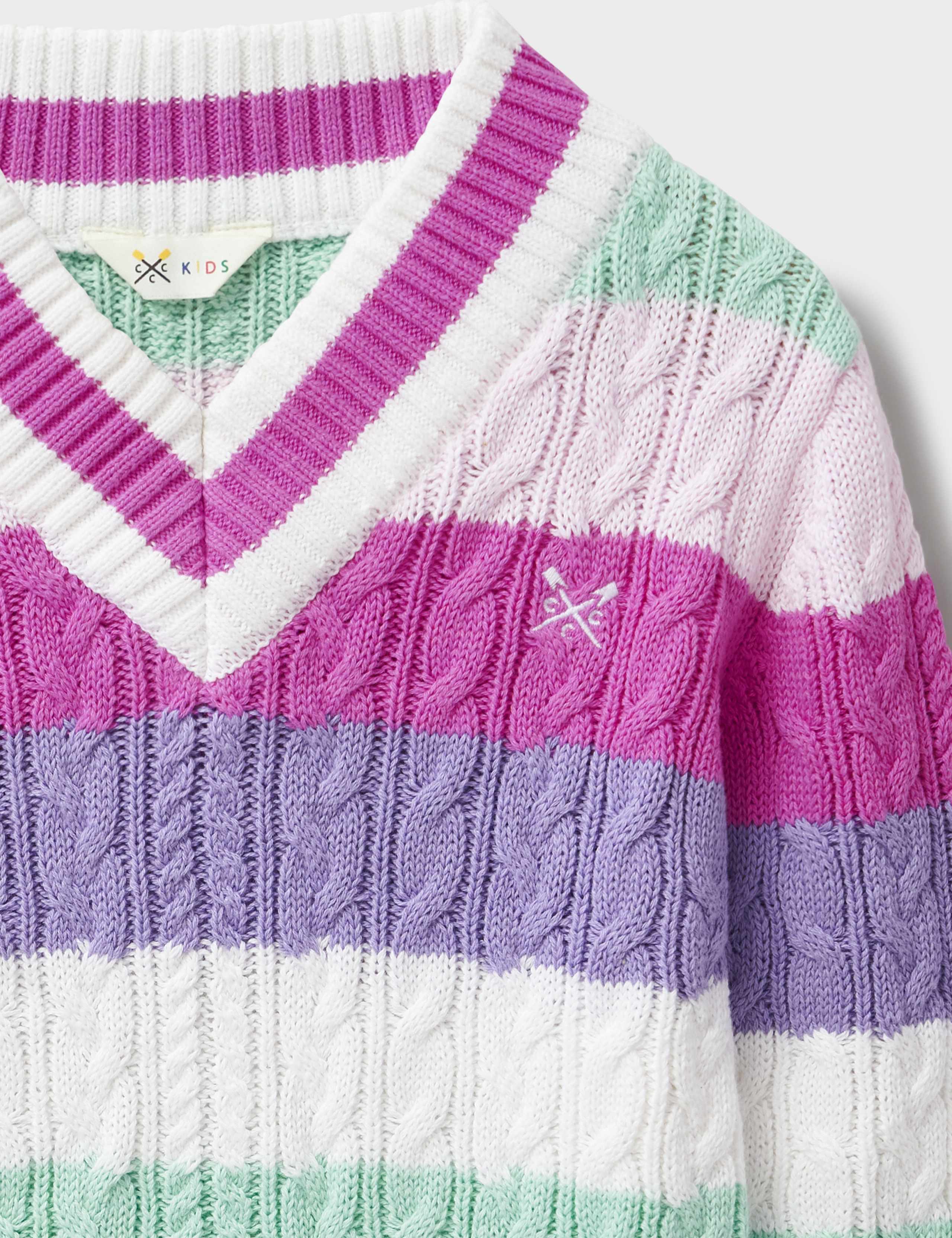 Pure Cotton Striped Jumper (3-12 Yrs) 3 of 3