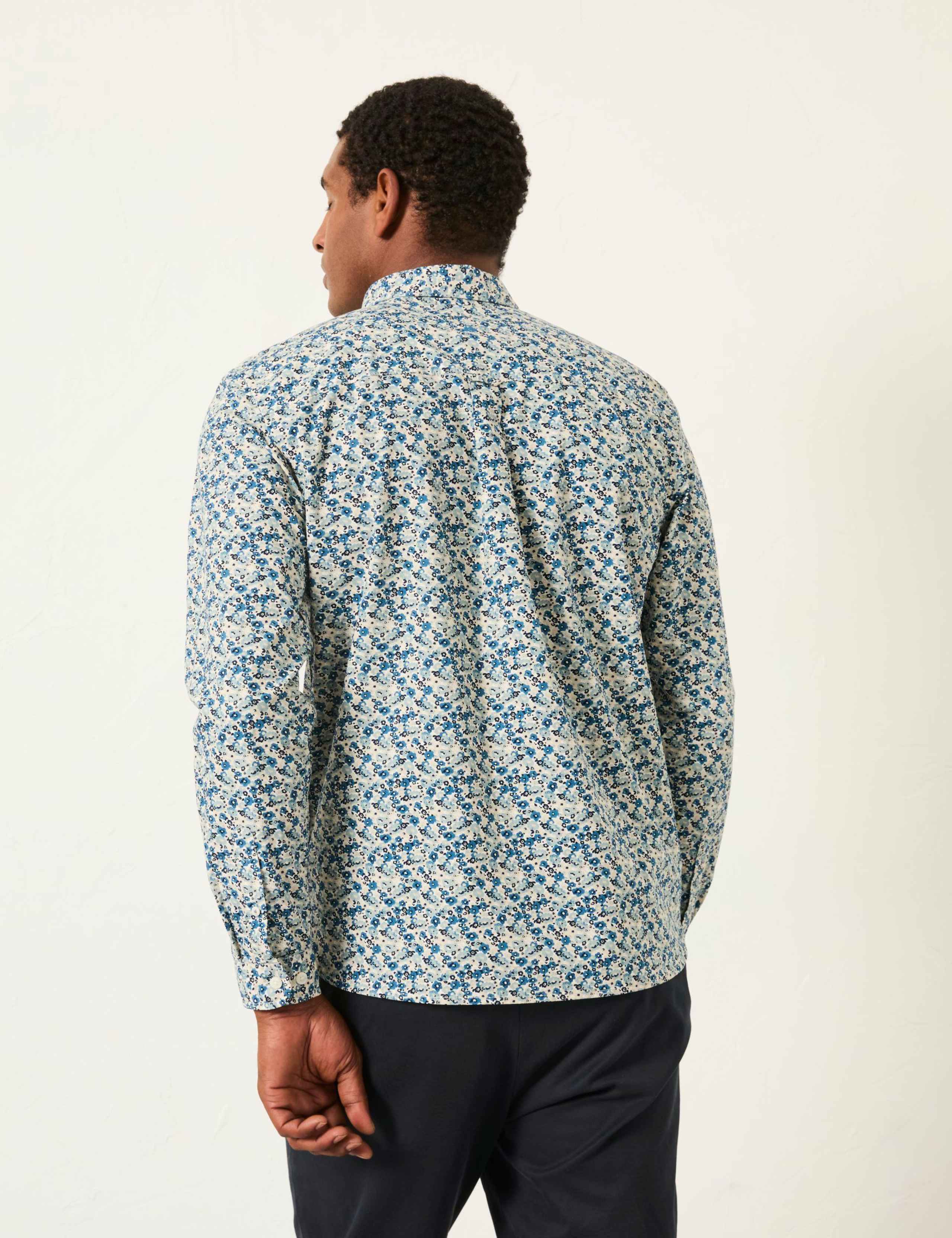 Regular Fit Pure Cotton Floral Shirt 4 of 6