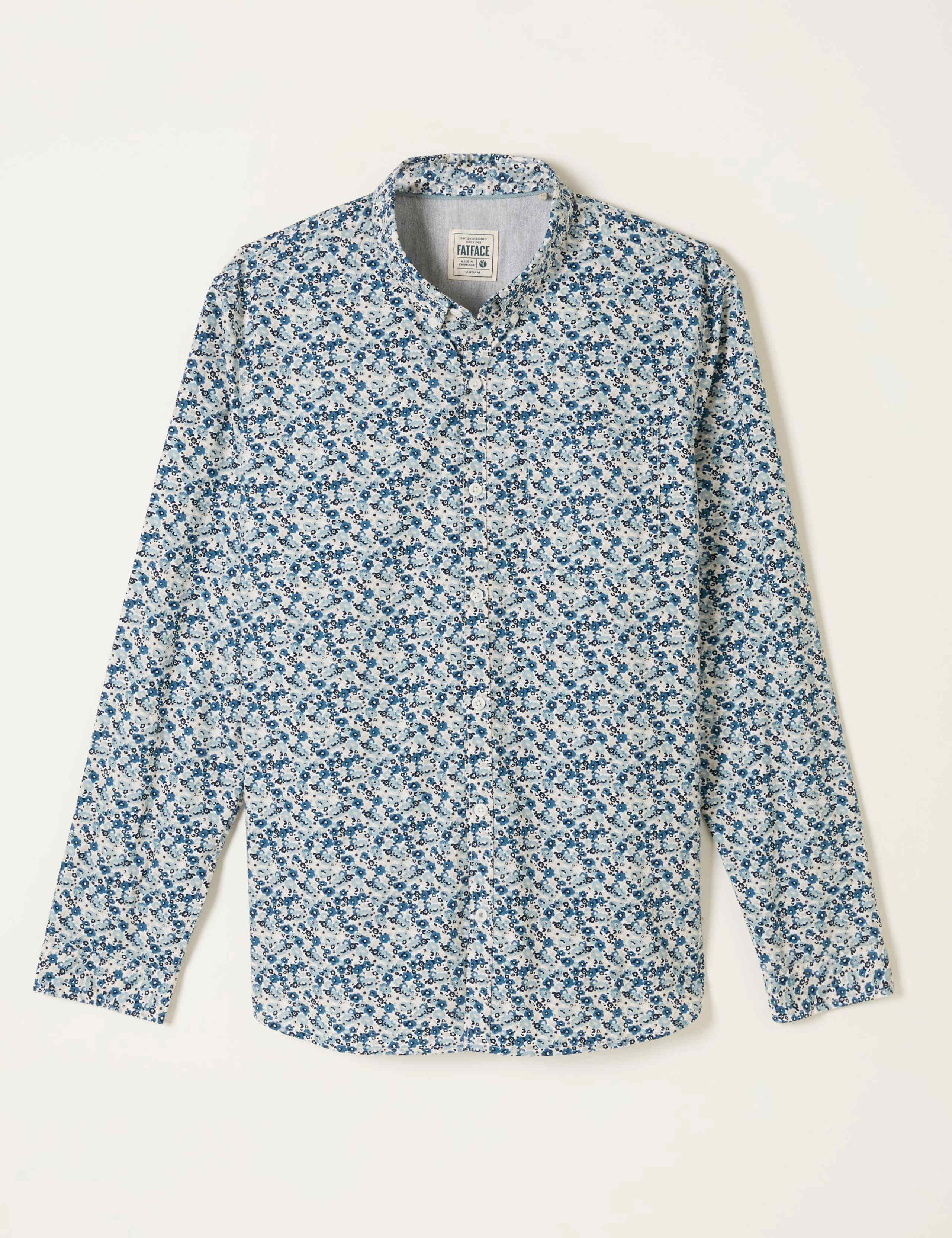 Regular Fit Pure Cotton Floral Shirt 2 of 6