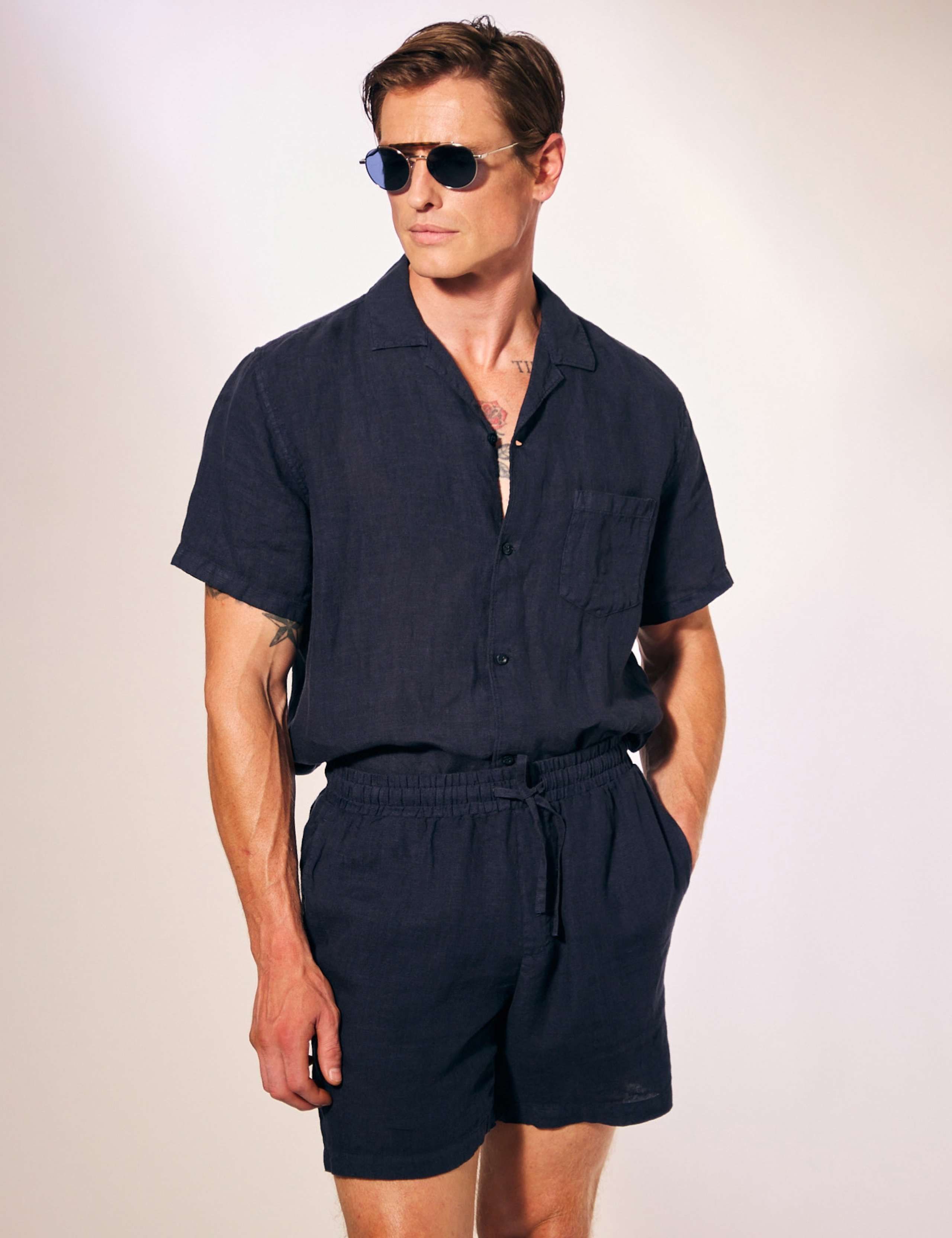 Regular Fit Pure Linen Short Sleeve Shirt 2 of 5
