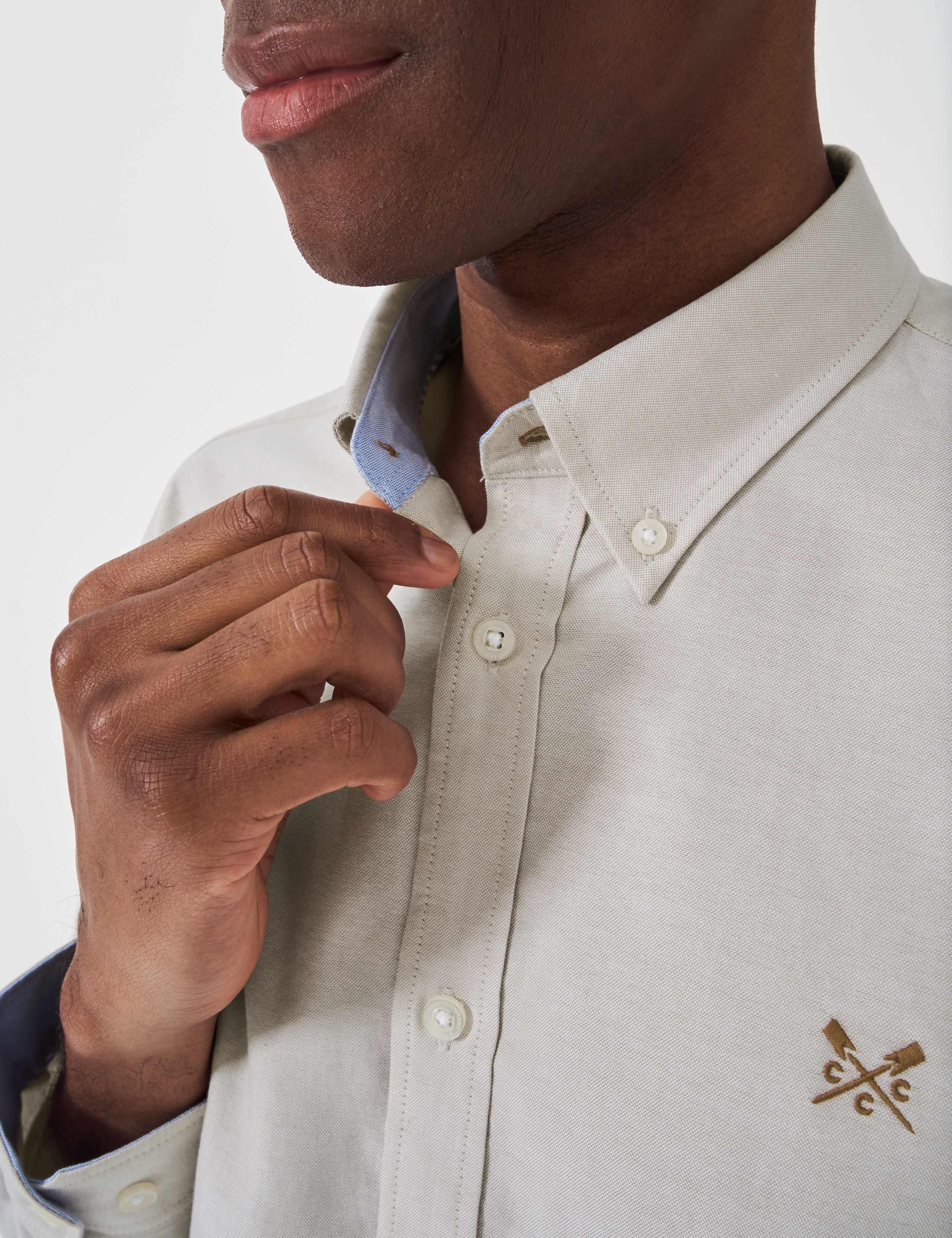 Slim Fit Pure Cotton Oxford Shirt 5 of 6