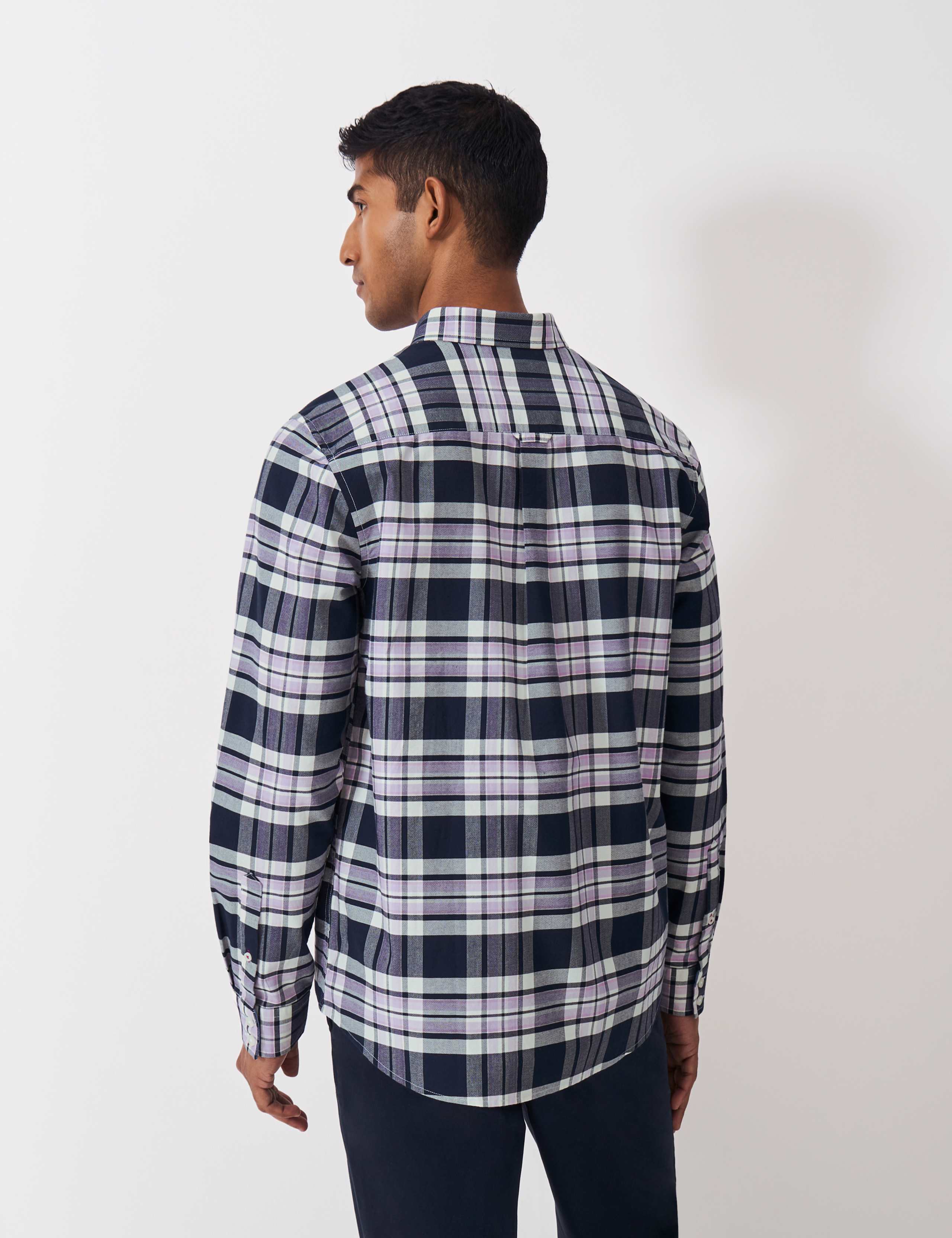 Pure Cotton Check Oxford Shirt 4 of 5