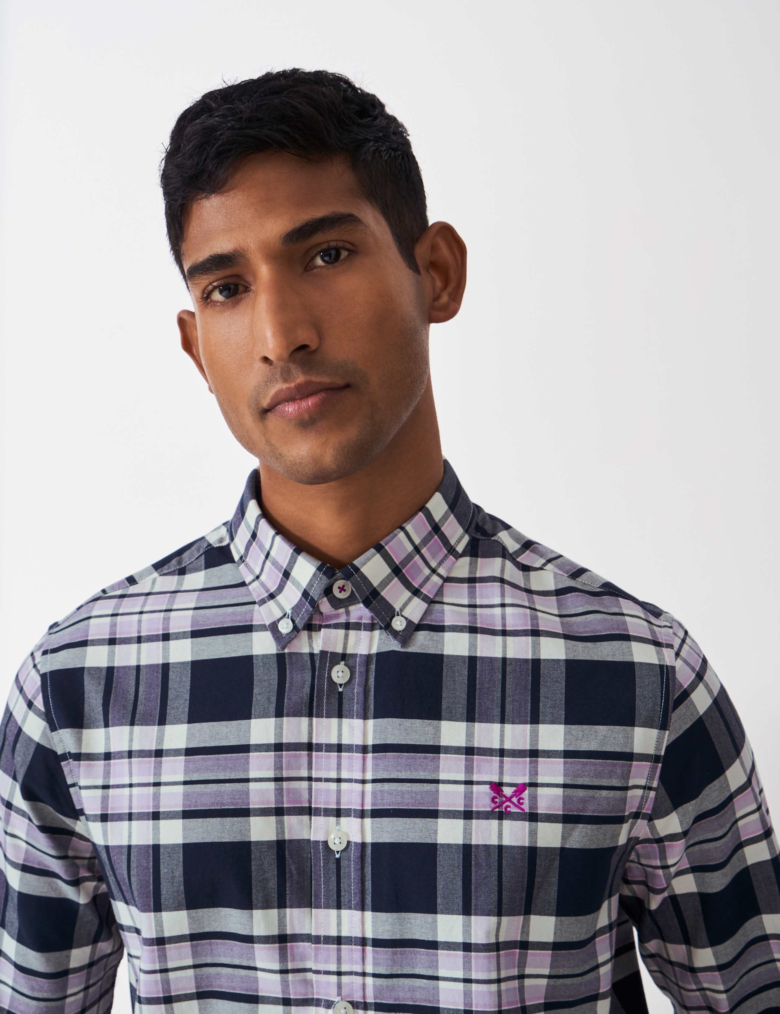 Pure Cotton Check Oxford Shirt 5 of 5