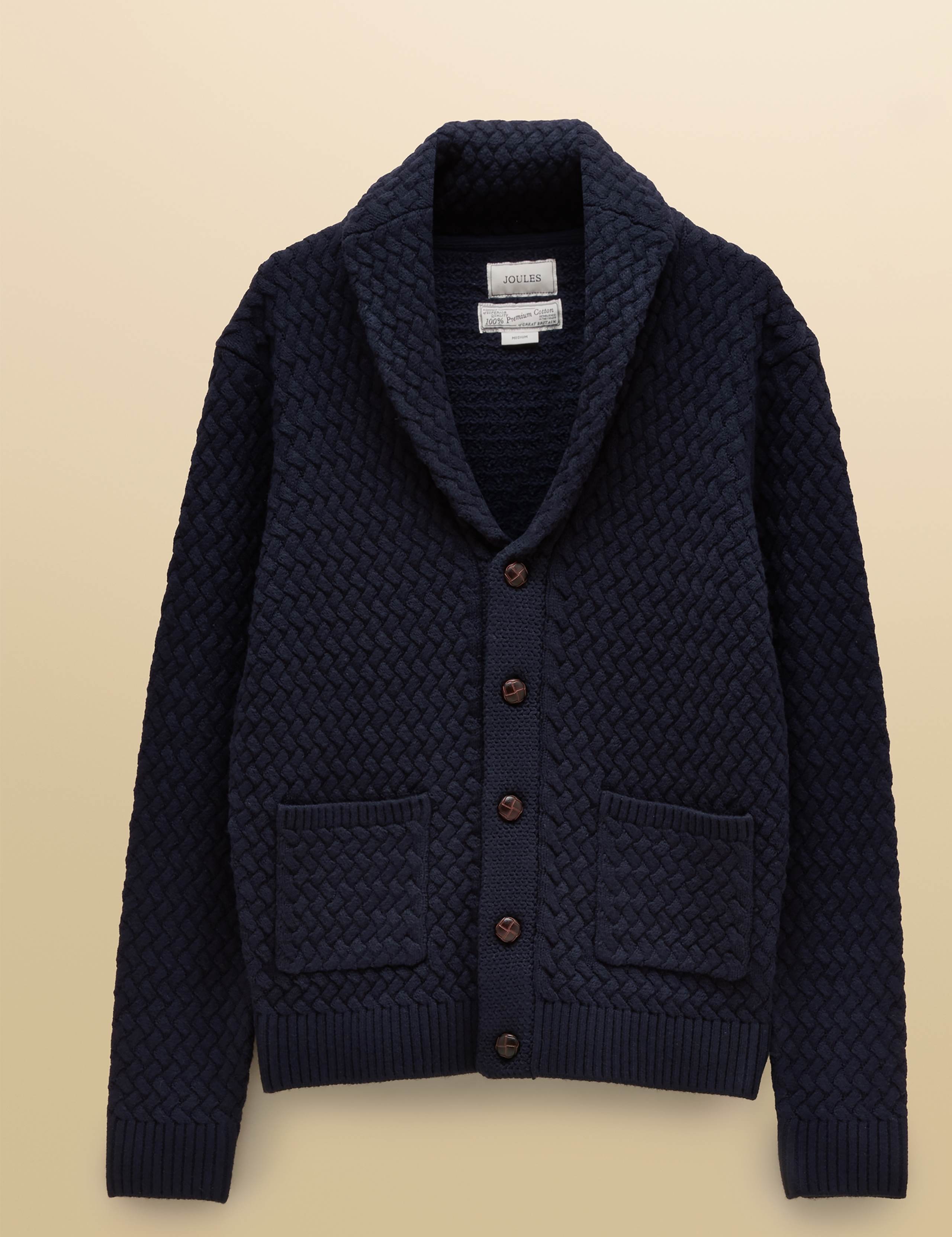 Textured Shawl Neck Cardigan 7 of 7