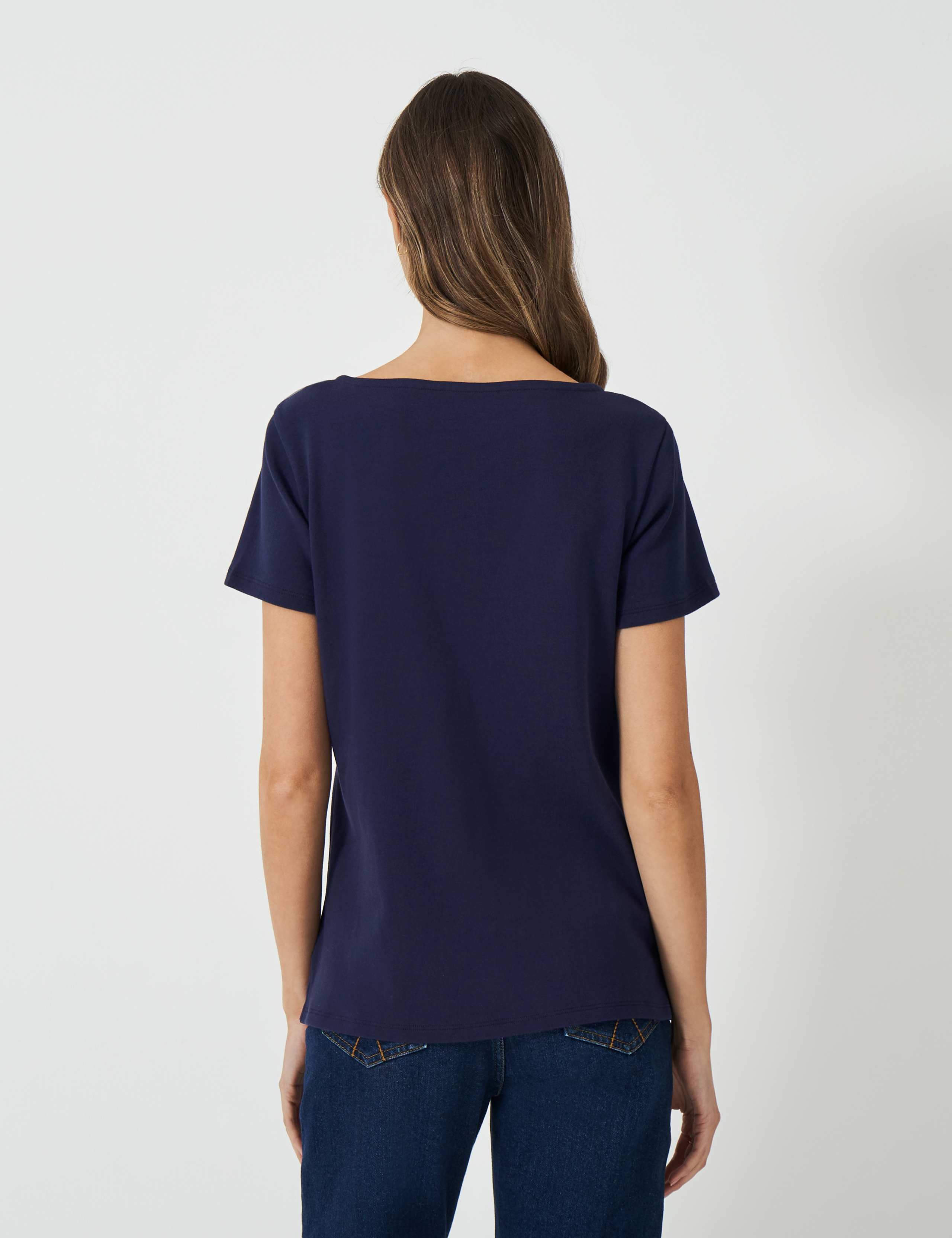Pure Cotton Crew Neck T-Shirt 4 of 5