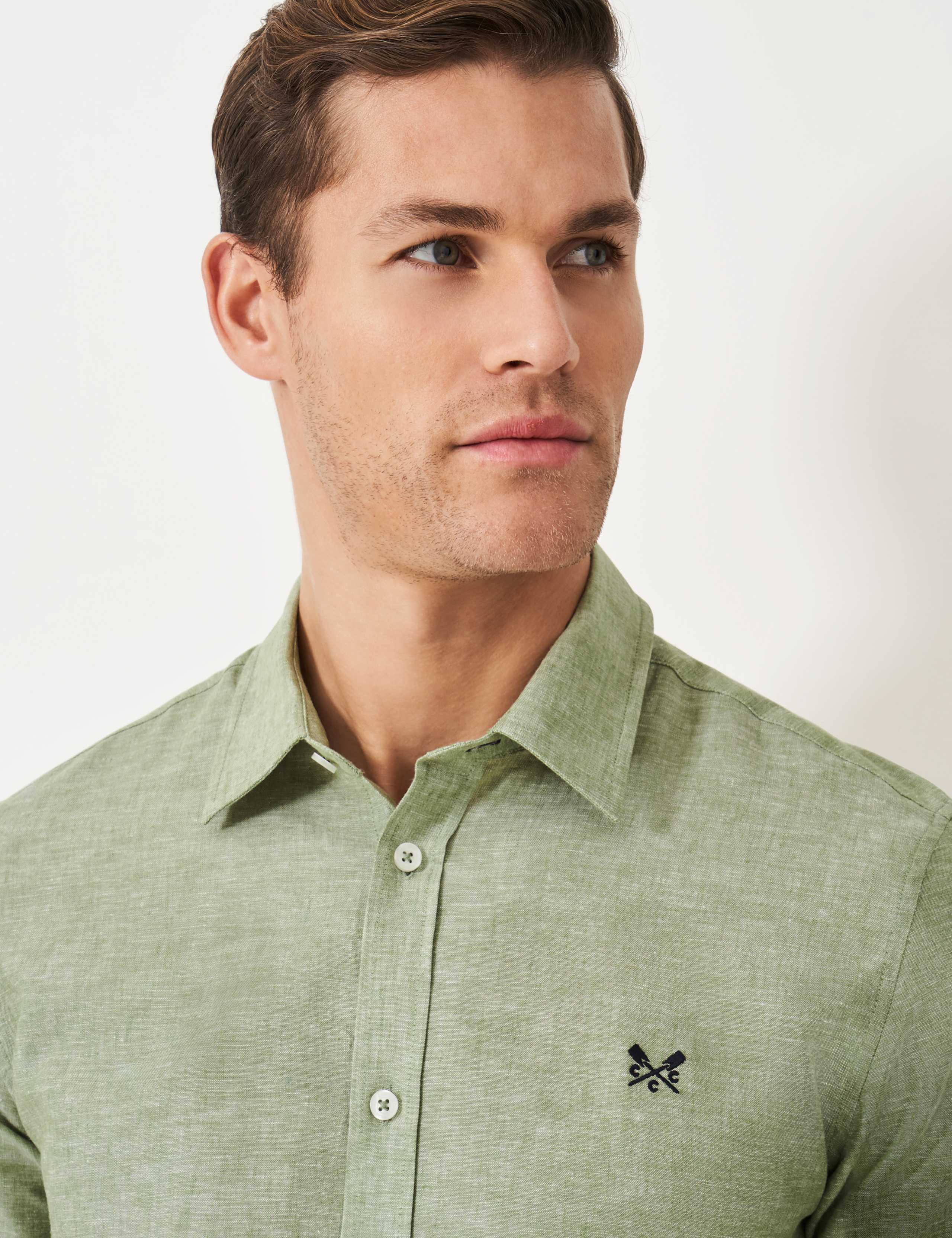 Regular Fit Linen Rich Shirt 5 of 5