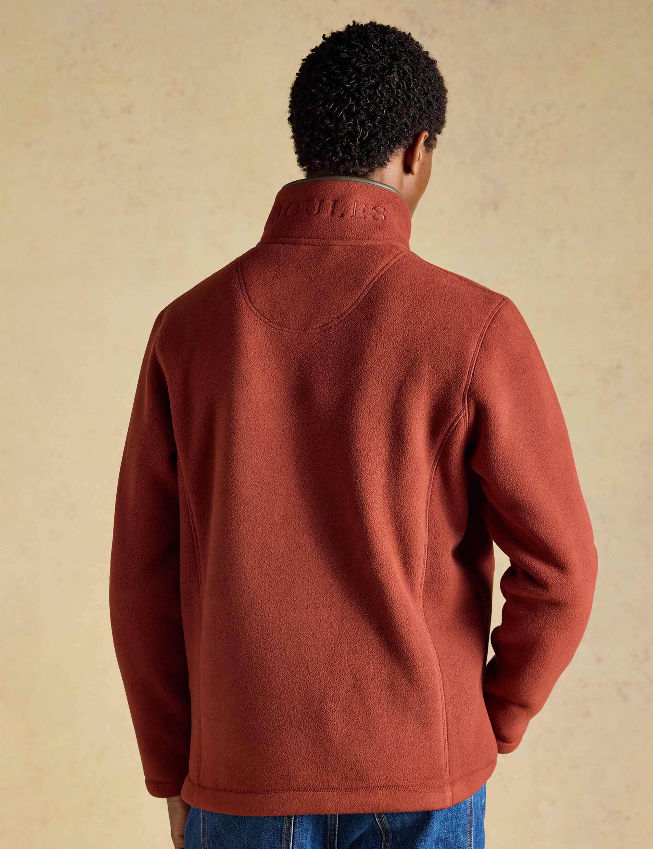 Fleece Funnel Neck Zip Up Jacket 4 of 9