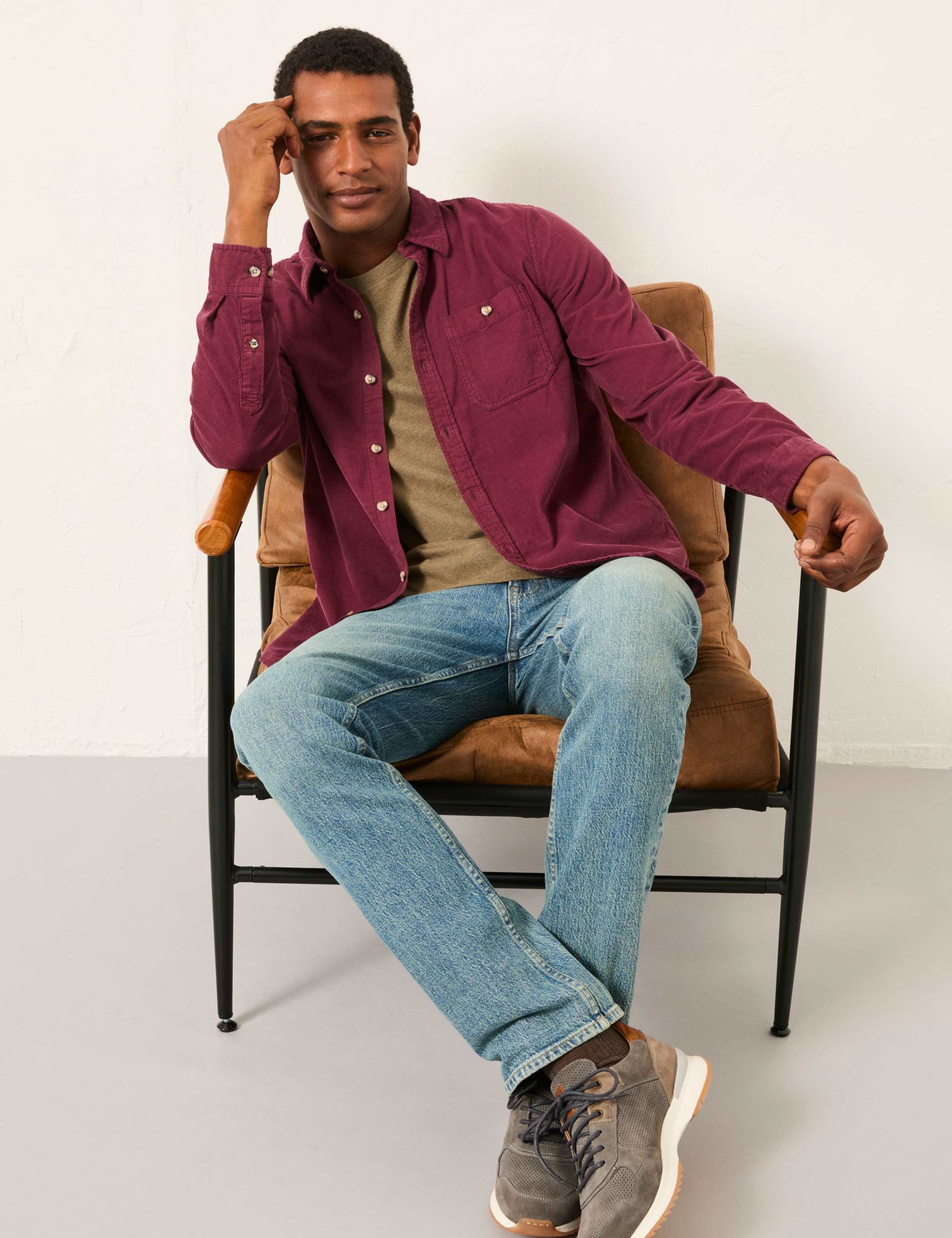 Regular Fit Corduroy Shirt 6 of 6