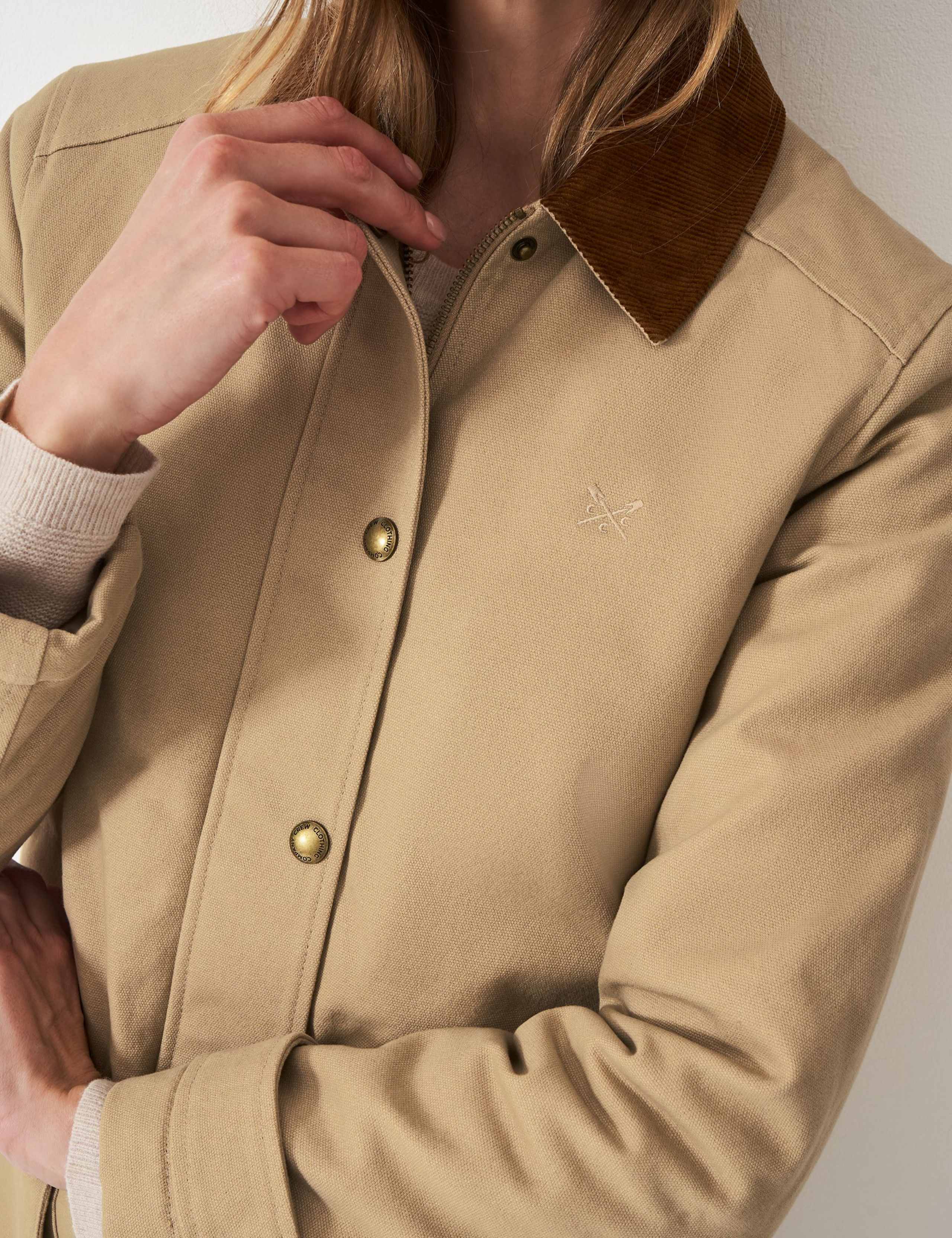 Pure Cotton Collared Jacket 3 of 5